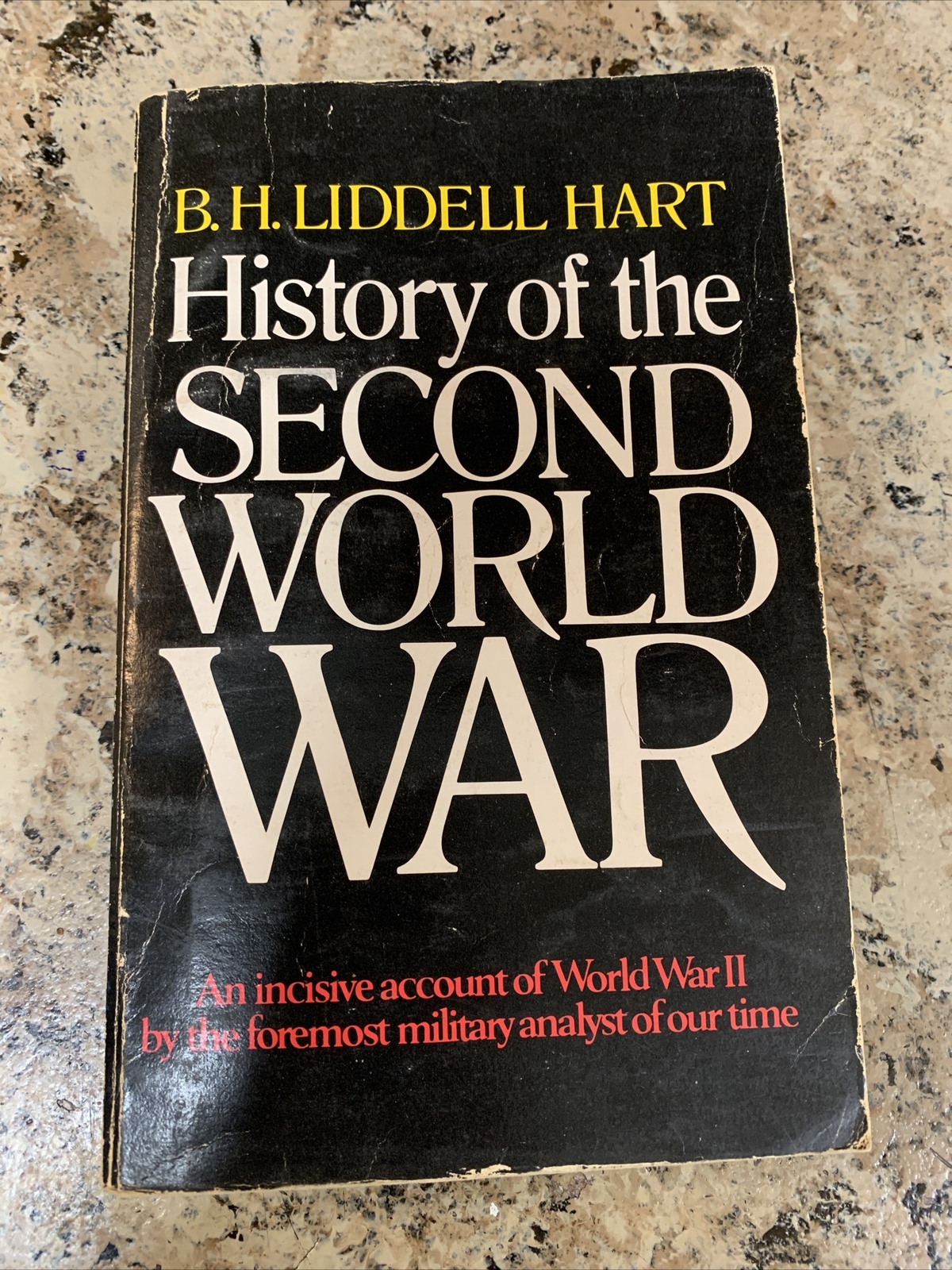 1st Edition HISTORY OF THE SECOND WORLD WAR B.H. Liddell Hart MILITARY Classic