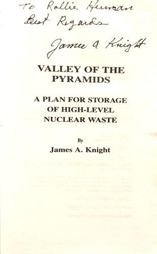 Valley of the Pyramids. Rare INSCRIBED by the Author, 1st Edition, VG