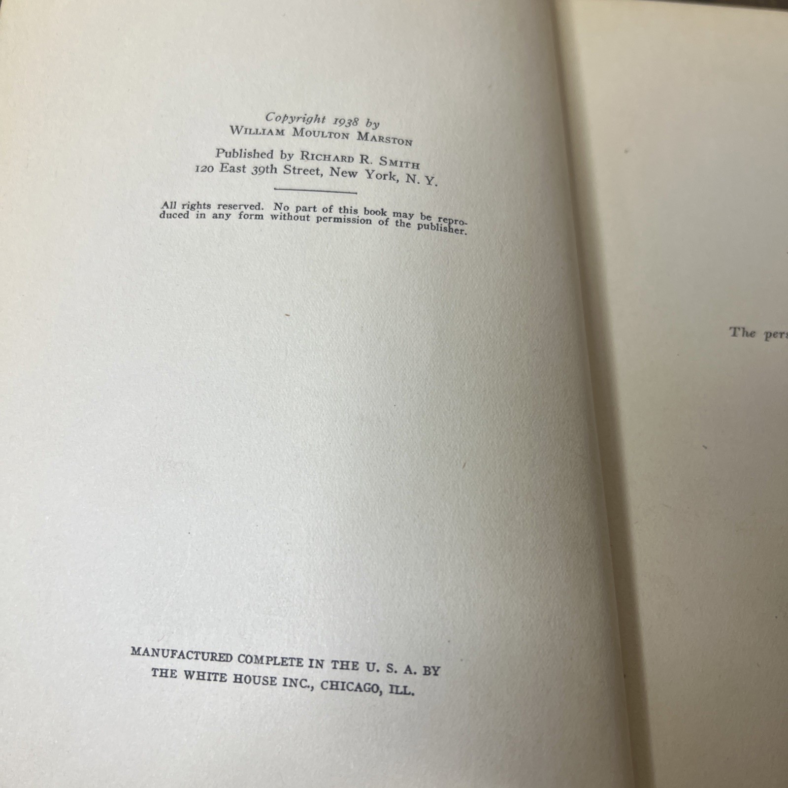 1st Ed 1938 The Lie Detector Test William Moulton Marston Hardcover Polygraph