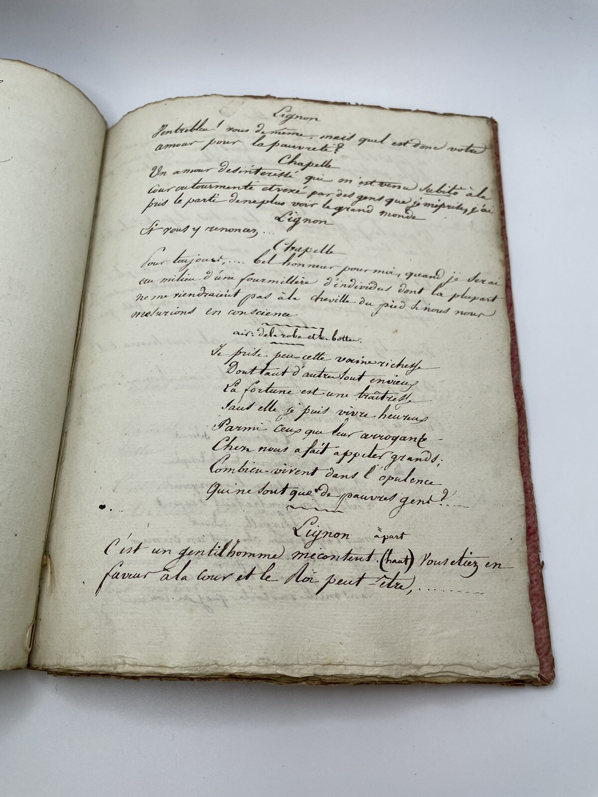 1821 Opera Libretto Chapelle Pavre Diable ou la Poete au Cabaret By E. Luillier