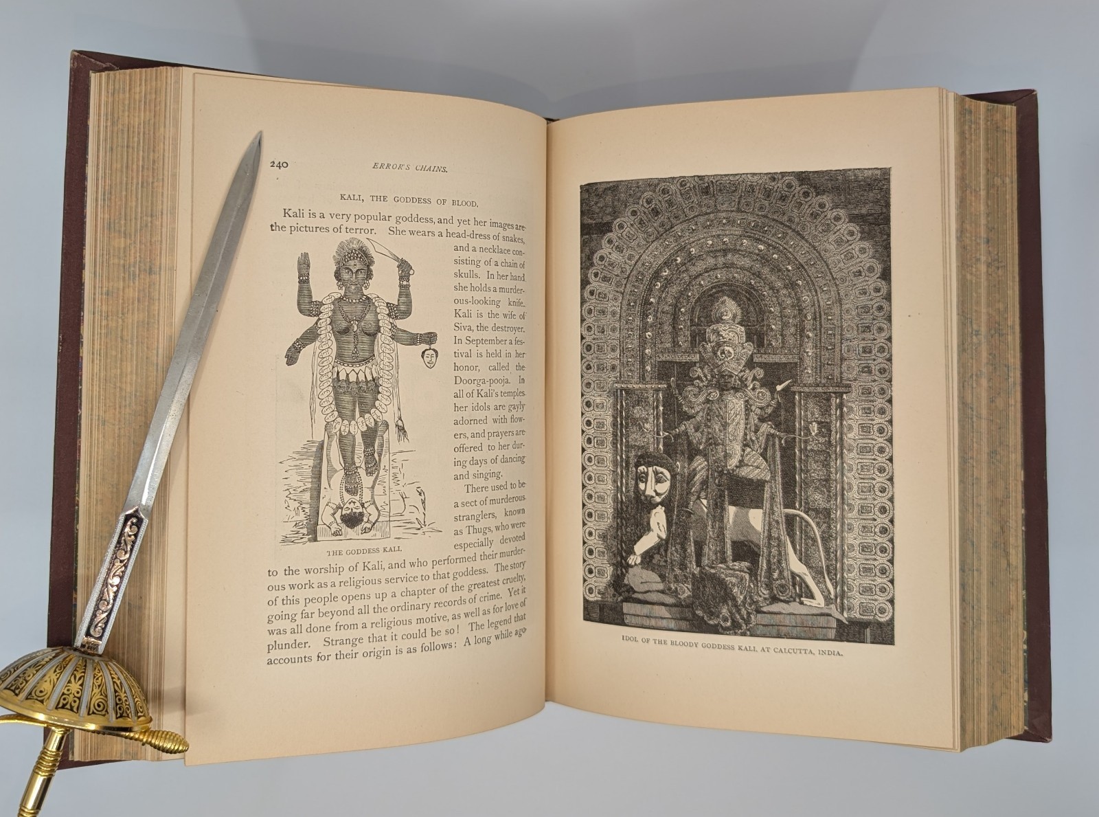 Error’s Chains: How Forged and Broken 1884 Antique Victorian Occult History Book