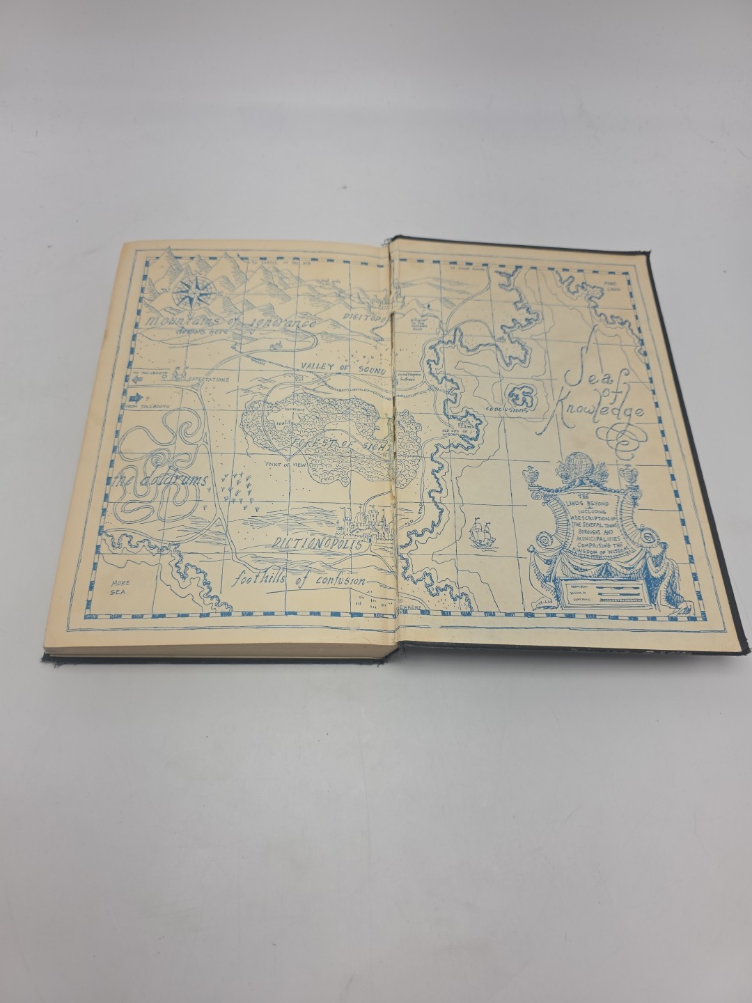 Norton Juster The Phantom Tollbooth 1961 1st Edition 1st Print Random House Worn