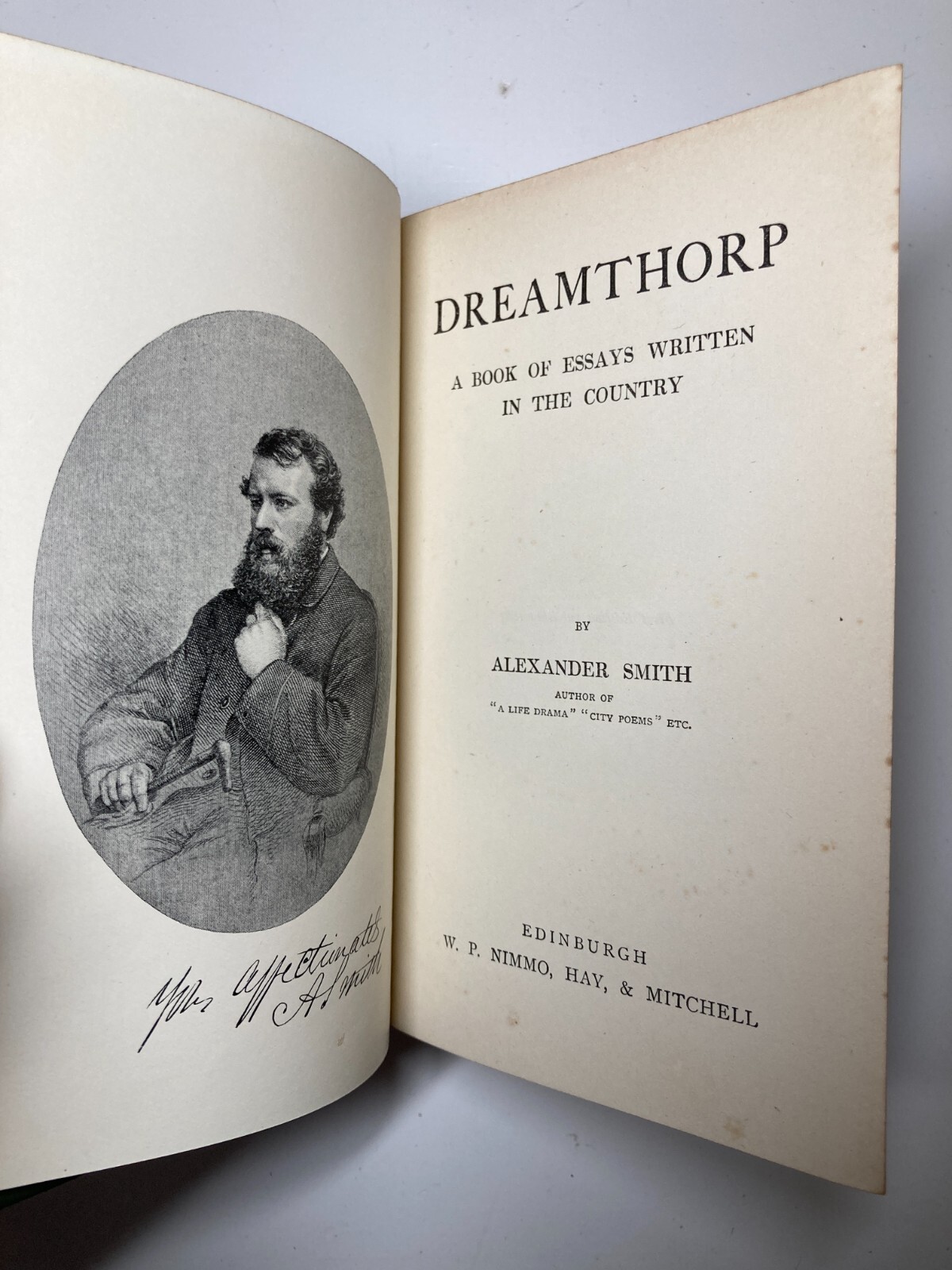 ART NOUVEAU LEATHER BINDING c.1906 | SMITH “DREAMTHORP” | GILT SPINE