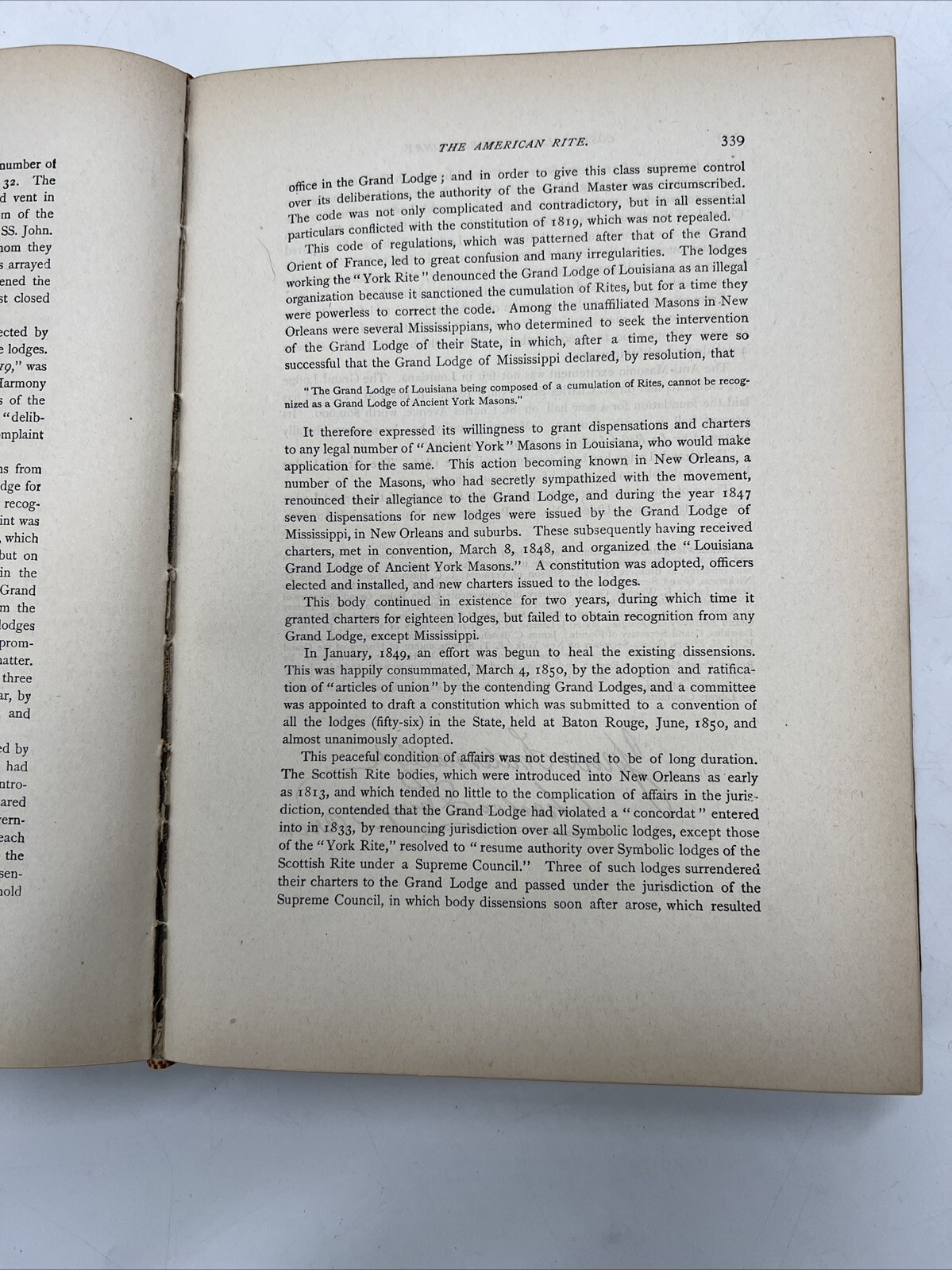 History Of Freemasonry And Concordant Orders Book Henry Stillson William H.1916