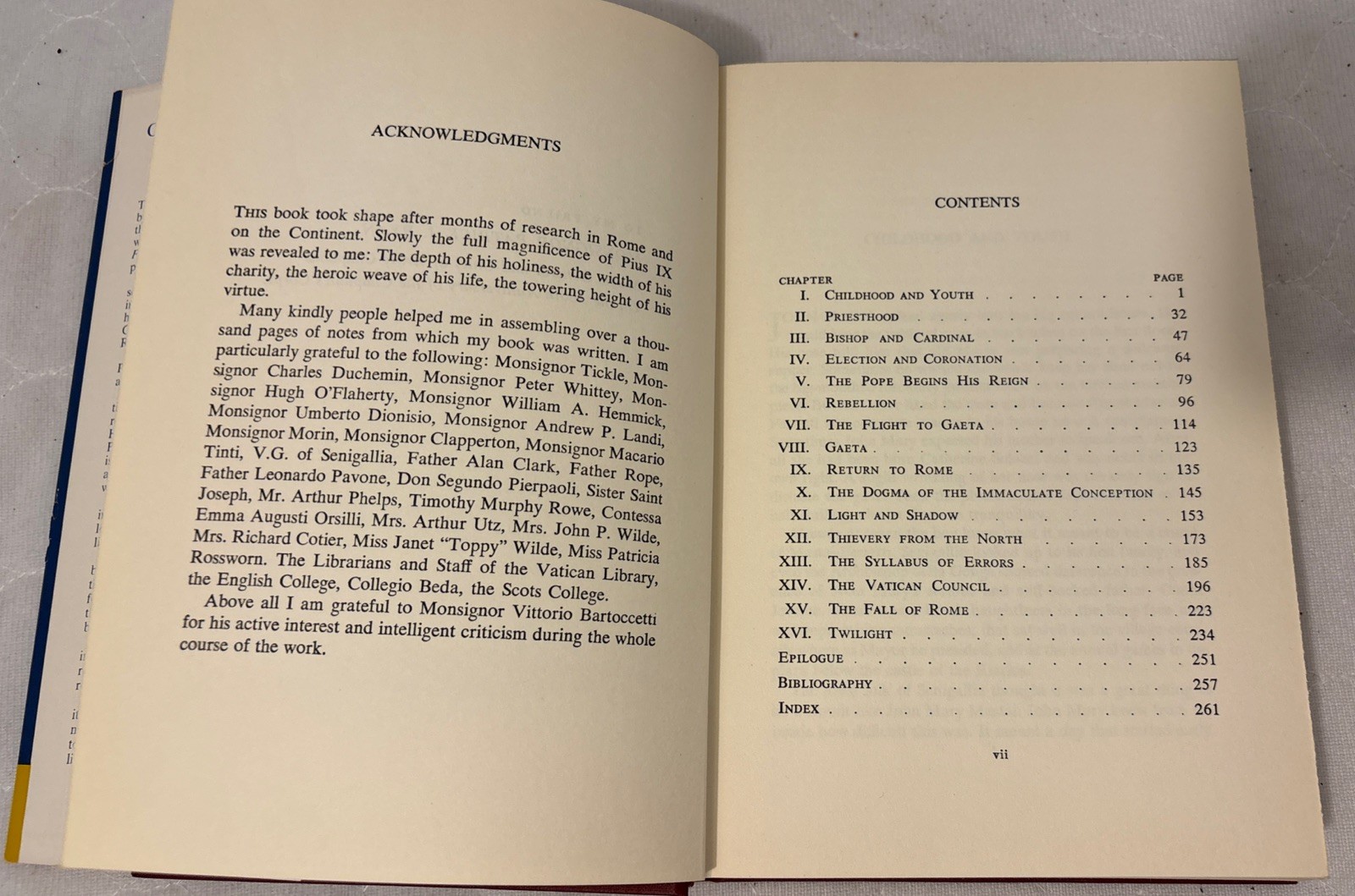 Cross Upon Cross: Life Of Pope Pius IX Circa 1955 w Dustjacket