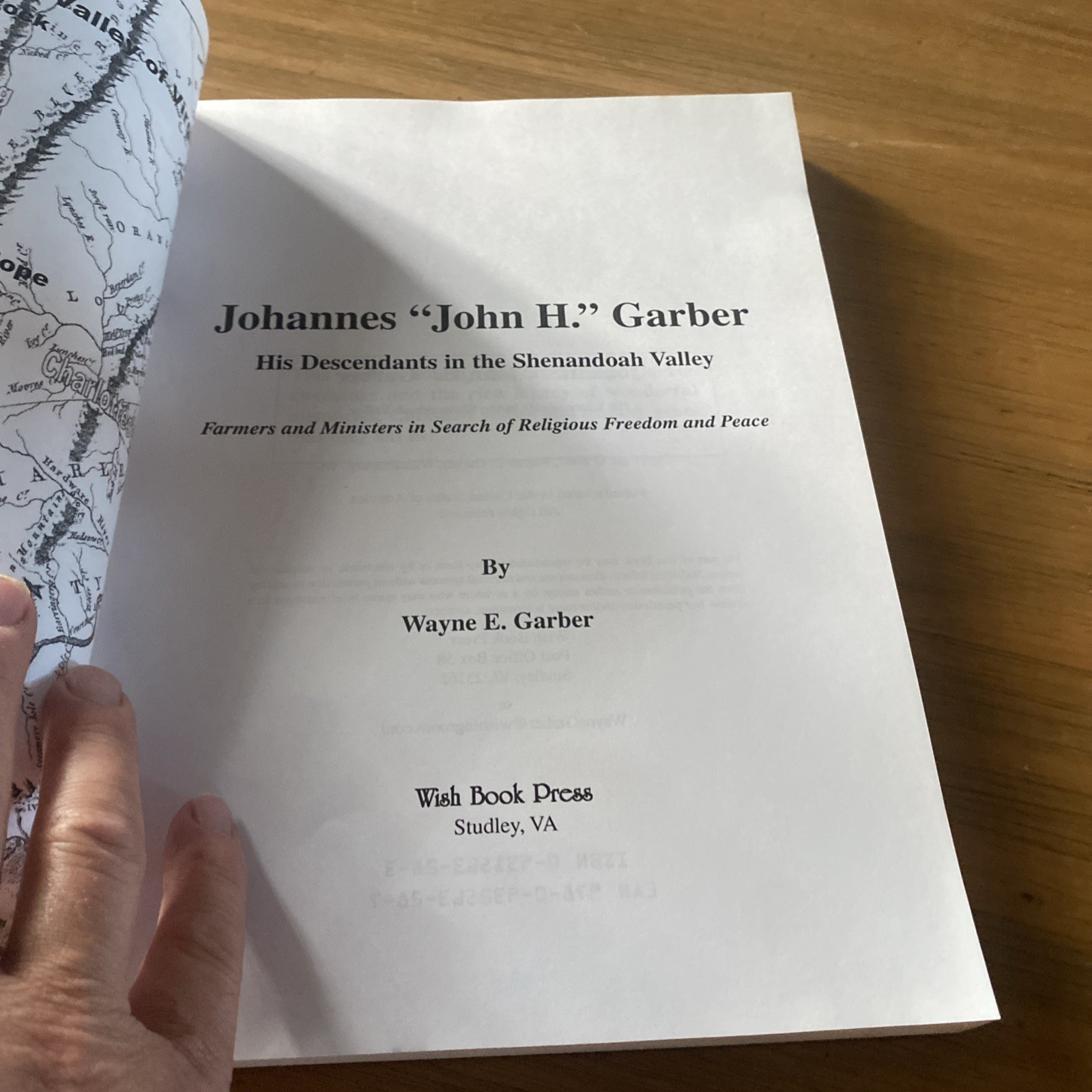 Johannes John H Garber His Descendants Shenandoah Valley Virginia Geneaology