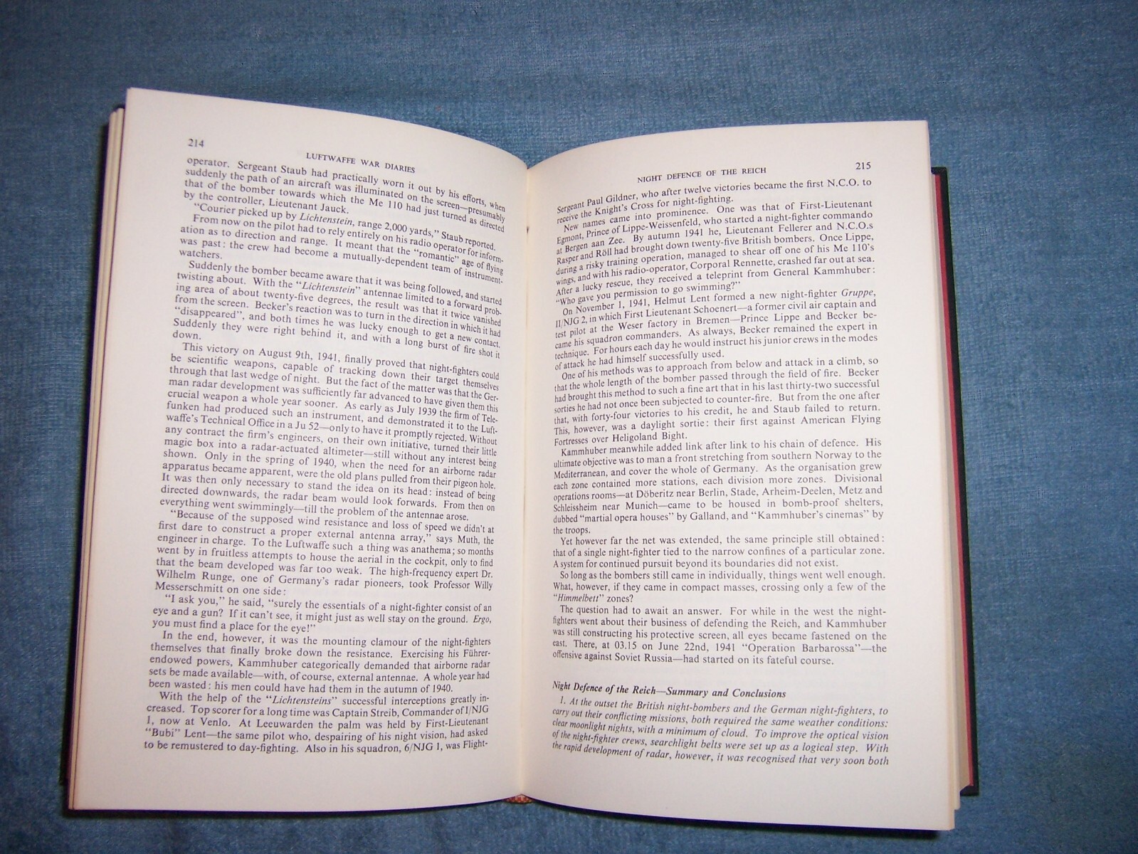 THE LUFTWAFFE WAR DIARIES by Cajus Bekker/1st Ed/HCDJ/Military/War/WWII 1939-45