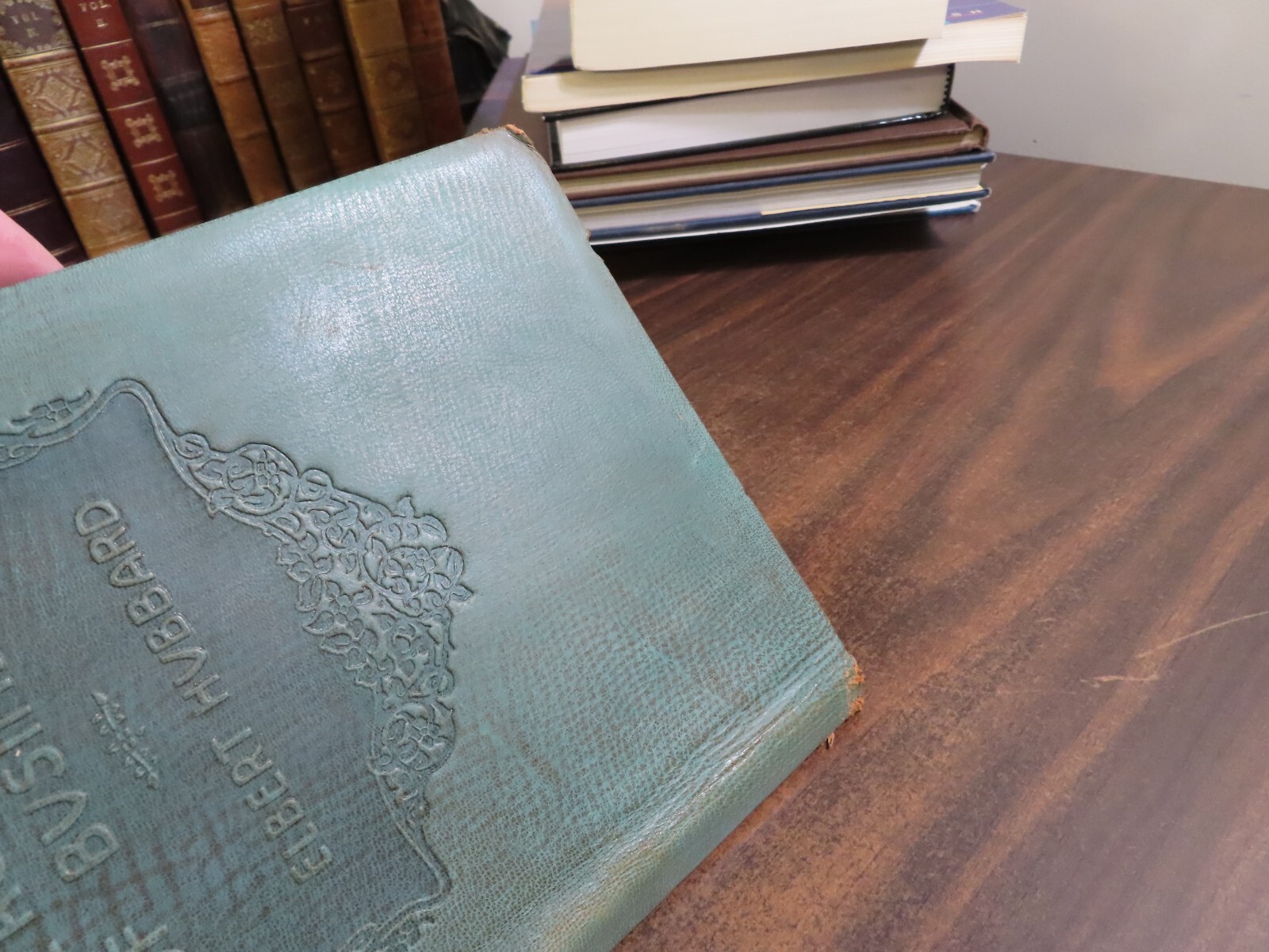 The Romance of Business Elbert Hubbard 1916 Roycrofters Bonded Leatherette