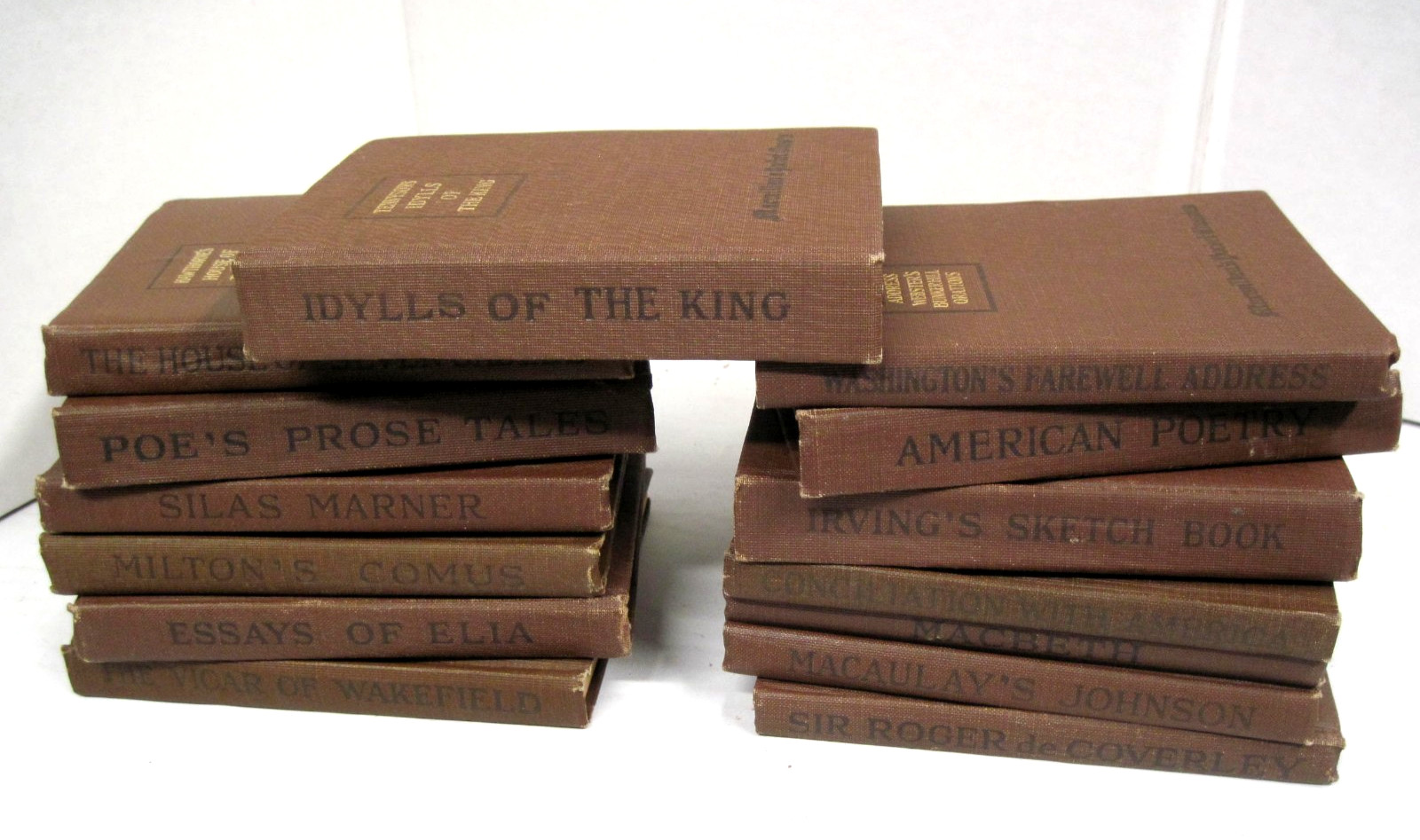 19- Macmillan’s Pocket Amer. & Eng. Classics- pub. 1920 & 1921 – 18 very gd con.