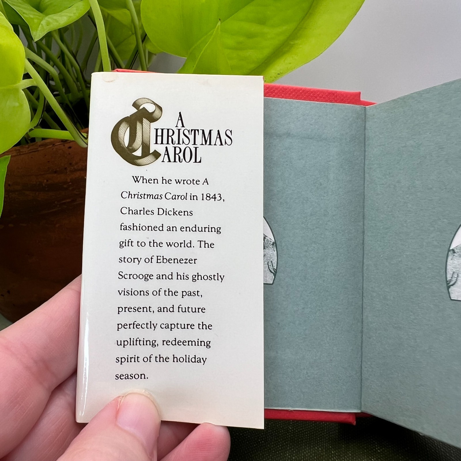 A Christmas Carol Mini Book Charles Dickens Running Press Holiday Decor
