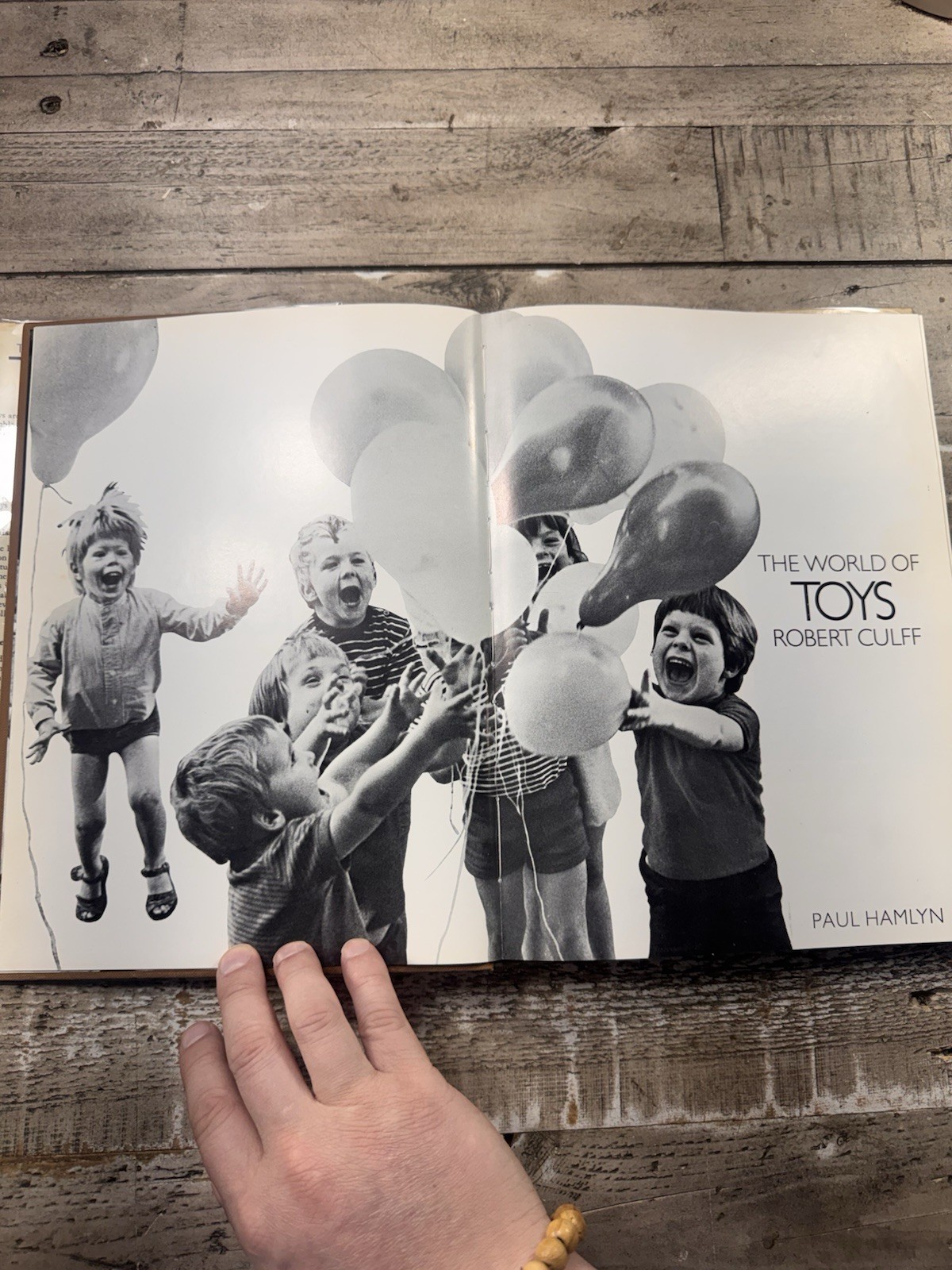 1969 Vintage Toy History Book “The World of Toys” Culff, Dust Jacket