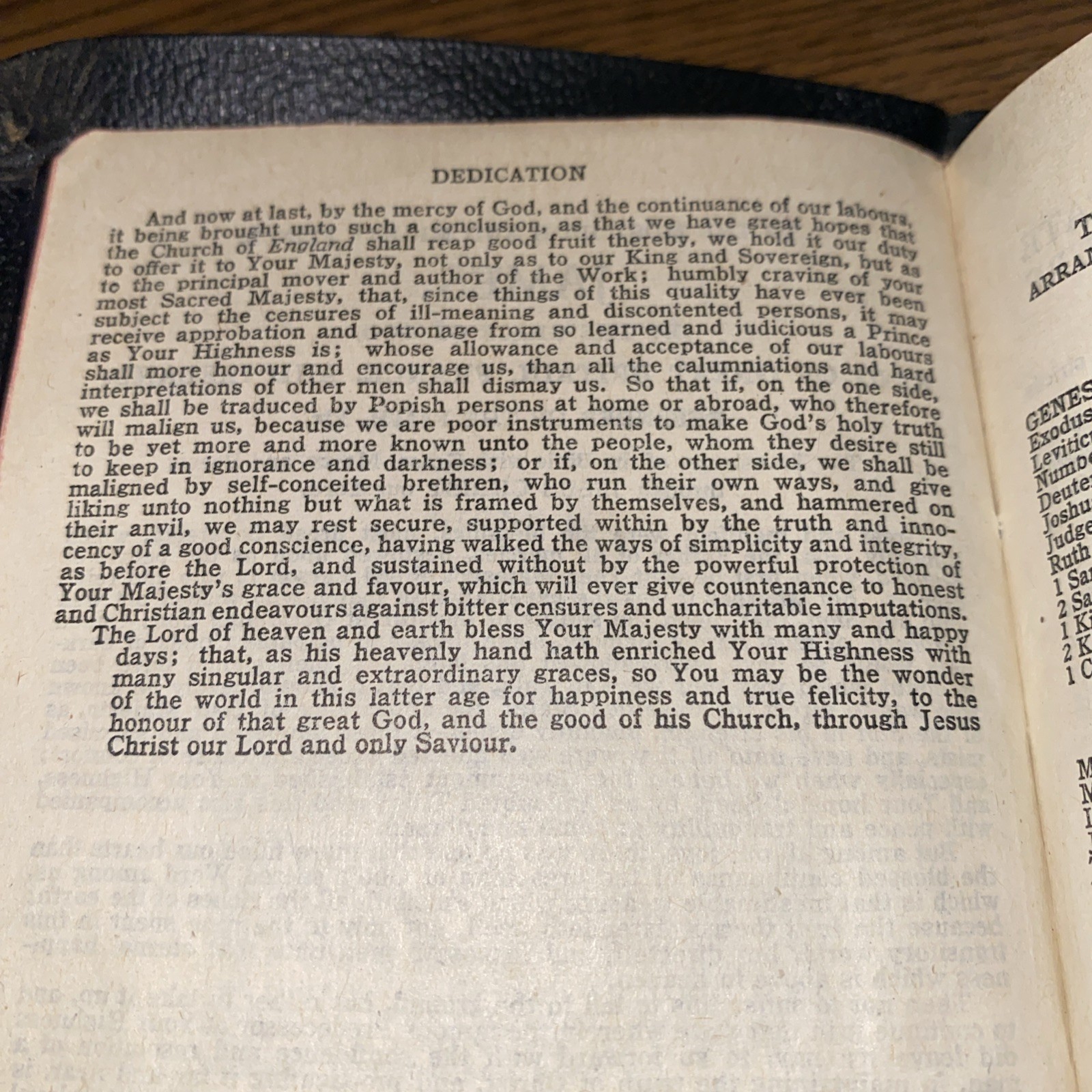 1945 Holy Bible King James Version Collin’s Clear-Type Press Illustrated