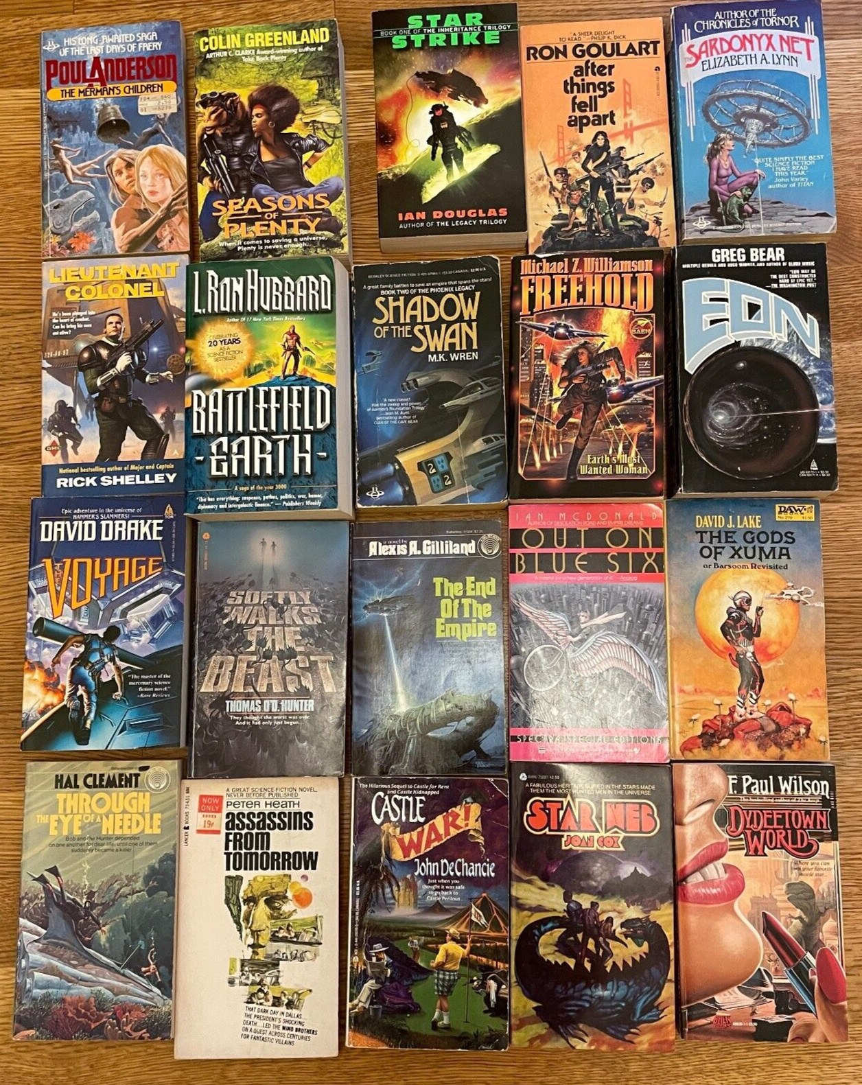 10X All Science Fiction Scifi Random Mix Paperback Books Vintage 1960s+ Lot