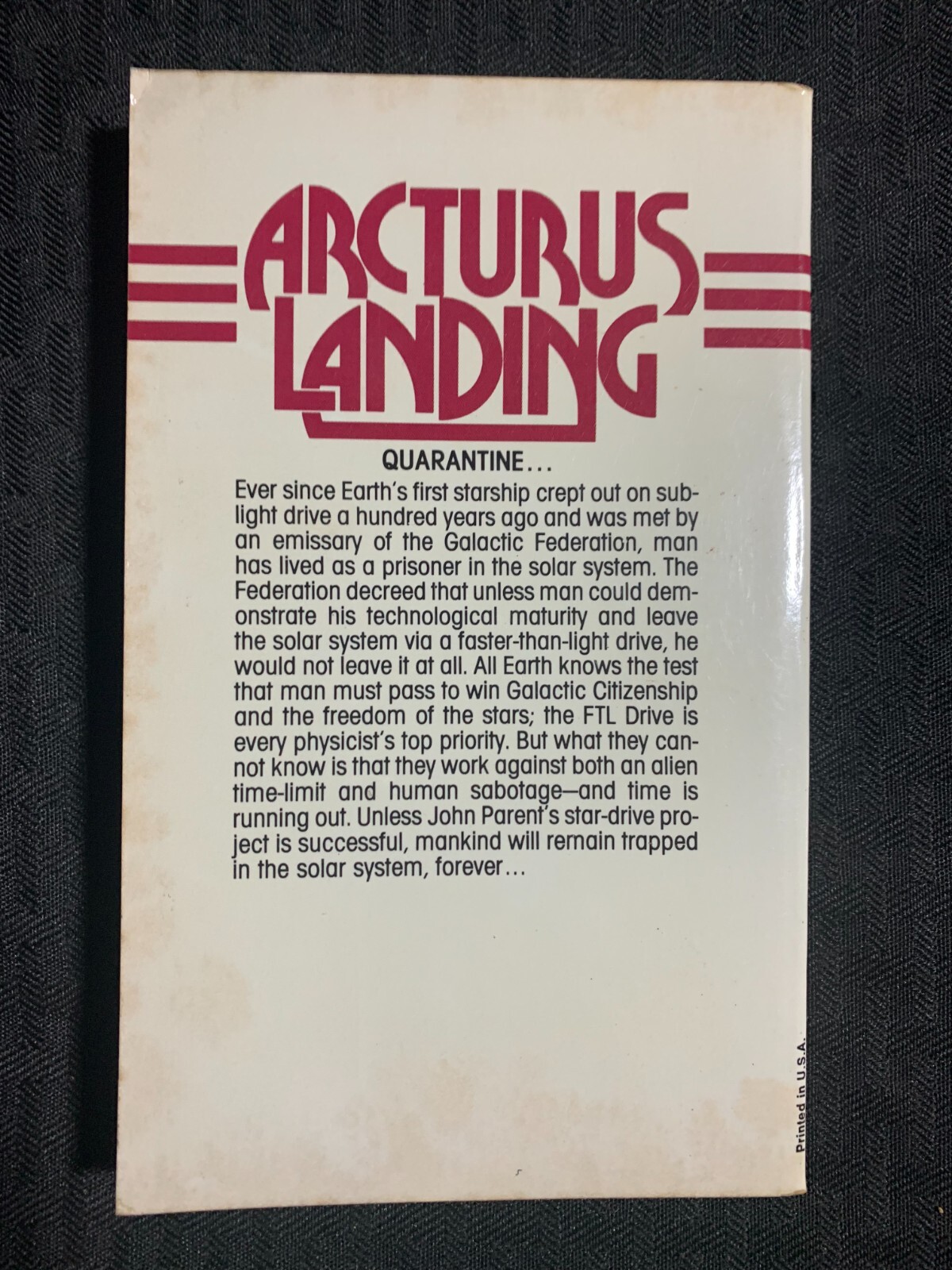 1978 ARCTURUS LANDING by Gordon R Dickson FN 6.0 2nd Dell SF Paperback
