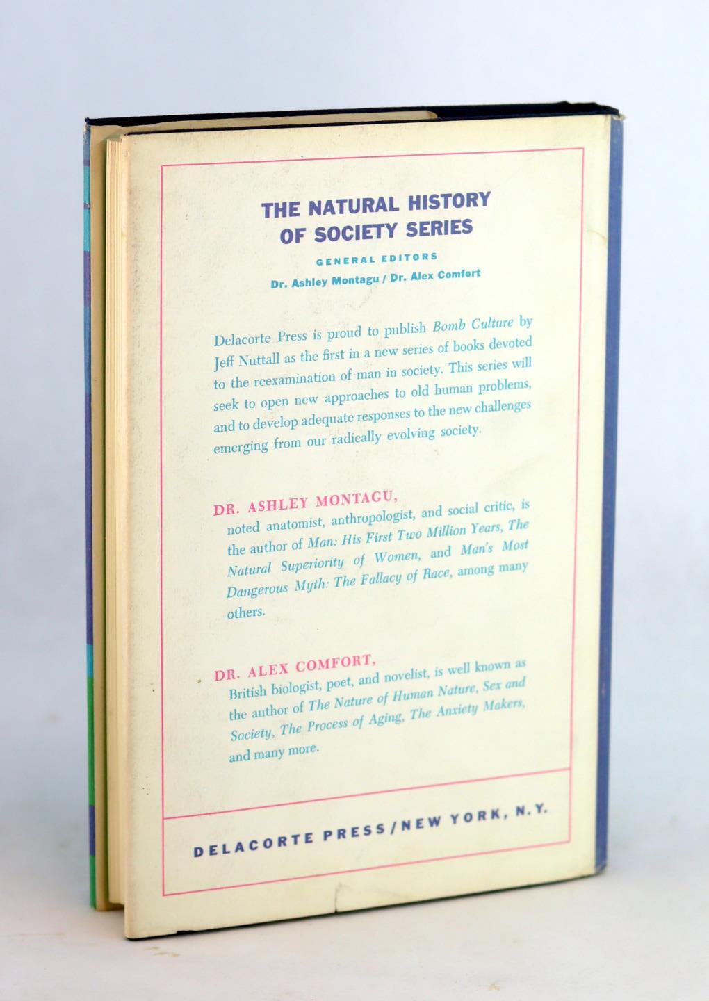 Jeff Nuttall 1st Ed 1969 Bomb Culture 60s Counter Culture Sociology HC w/DJ