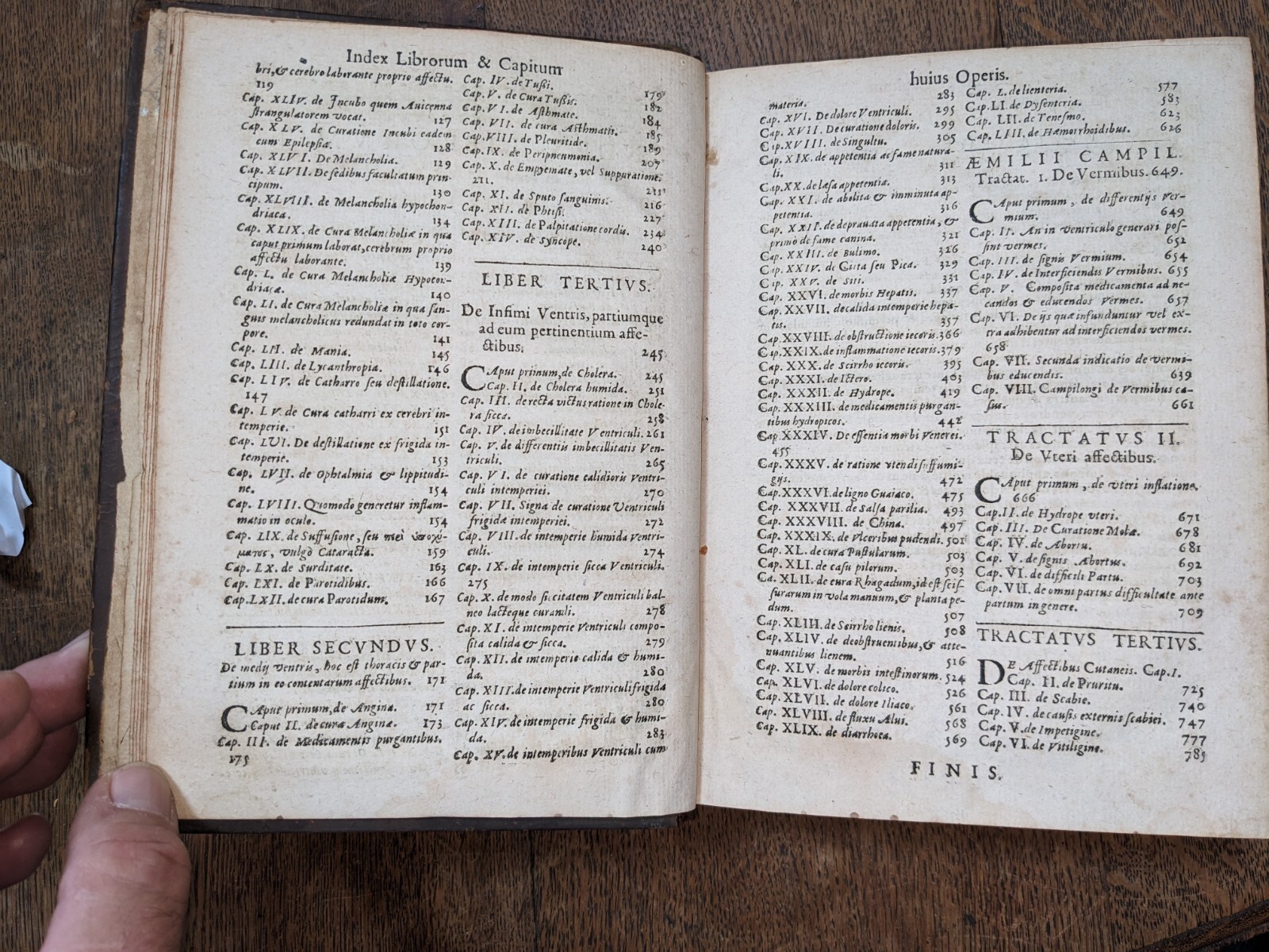 old book-D. Hieronymi Fabricii ab aquapendente …. Médicina practica-1634