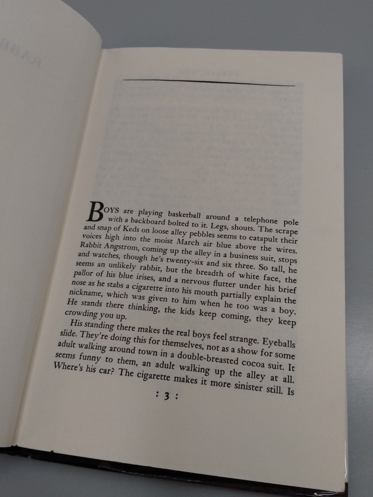 John Updike Rabbit, Run 1960 1st Edition Hardcover Ex-Library Alfred A. Knopf