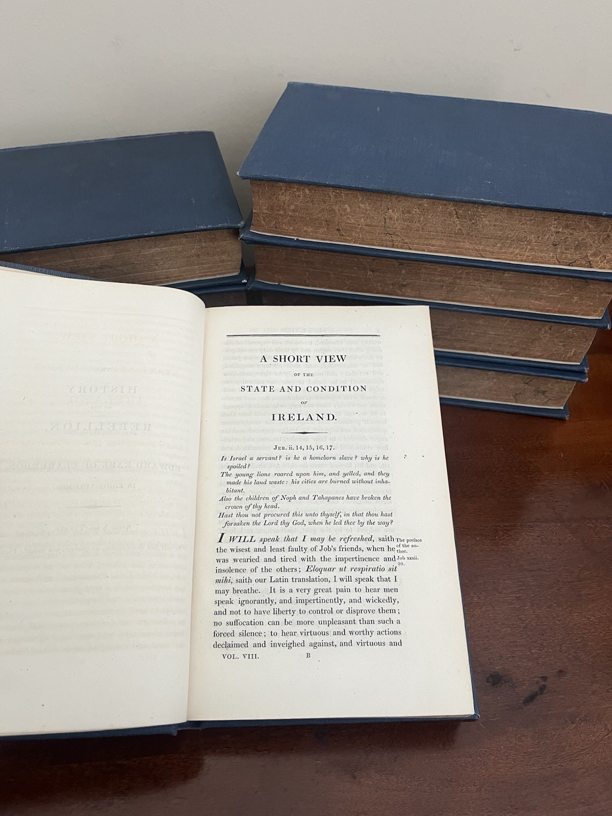 CLARENDON’S REBELLION 1826 VOLUMES 1-8