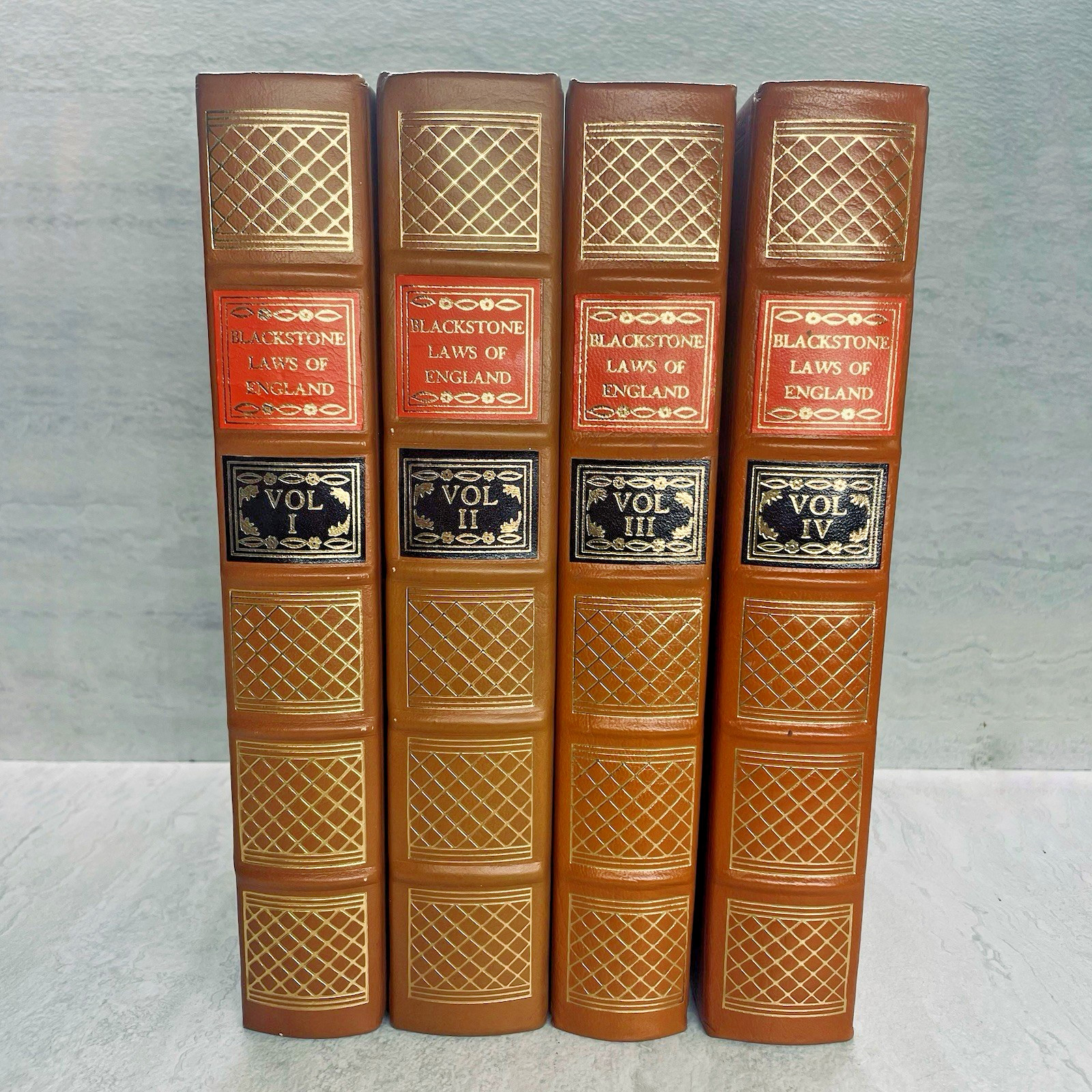 Blackstone Commentaries on the Laws of England 4 Vol Set © 1983 Gryphon
