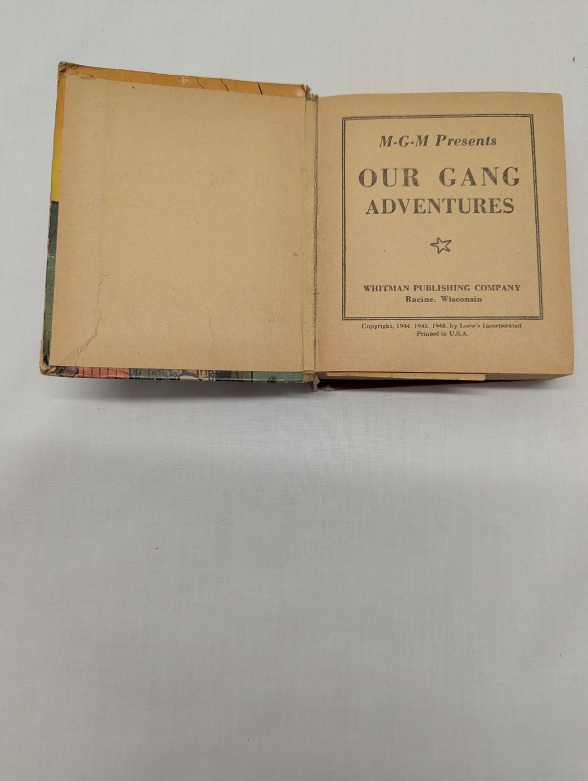Vintage Better Little Books Lot of 3 Tarzan Bugs Bunny Our Gang Adventures Whitm