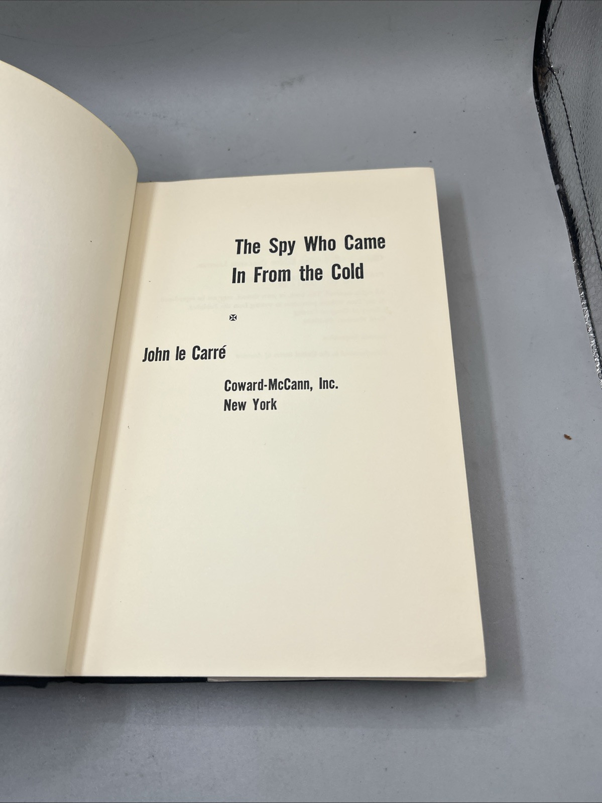 The Spy Who Came in From the Cold by John Le Carre, 1964 First American Edition