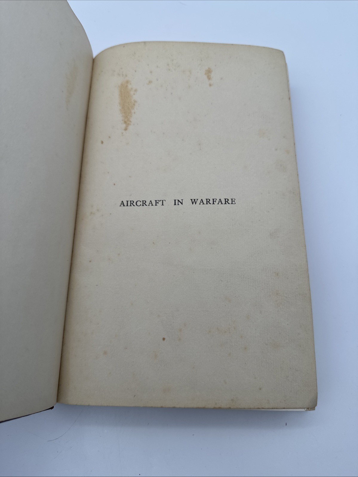 Aircraft in Warfare F.W. Lanchester WW1 Aerial Combat 1916 Antique Book