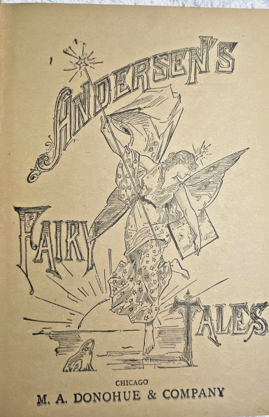 Early Rare Antique Andersen Fairy Tales By Hans Christian Andersen Gold Mermaid