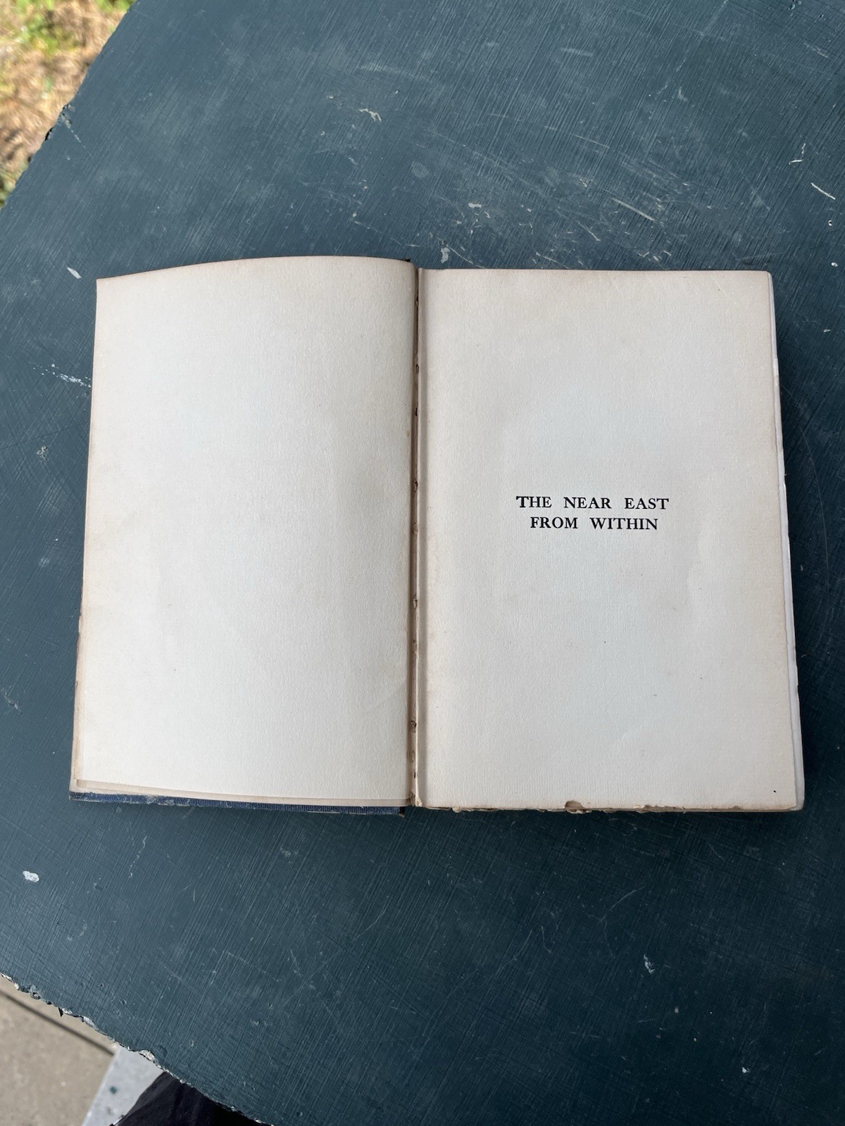 Near East From Within Second Print 1918