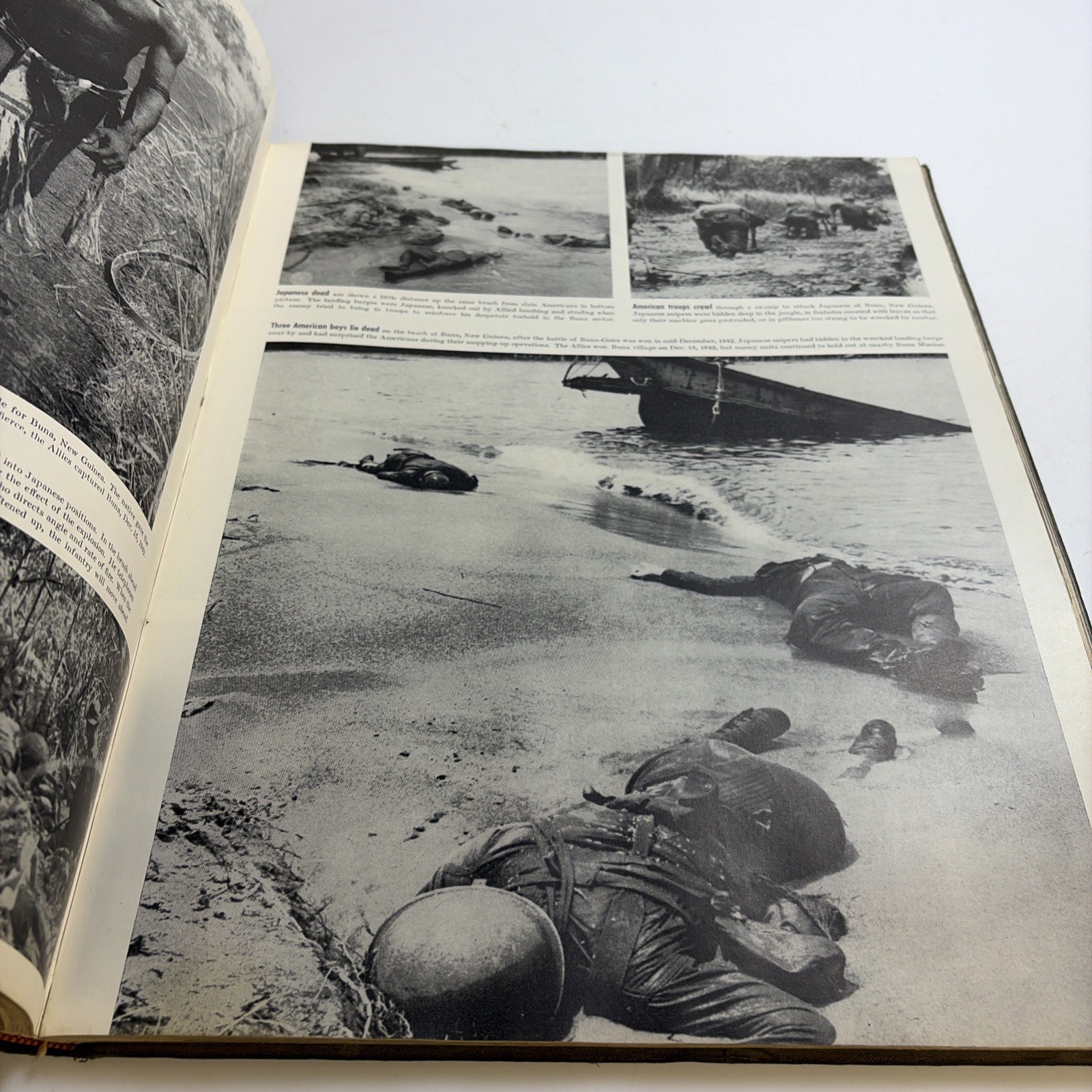 Vintage Collier’s Photographic History of World War II Hardcover Photo Book