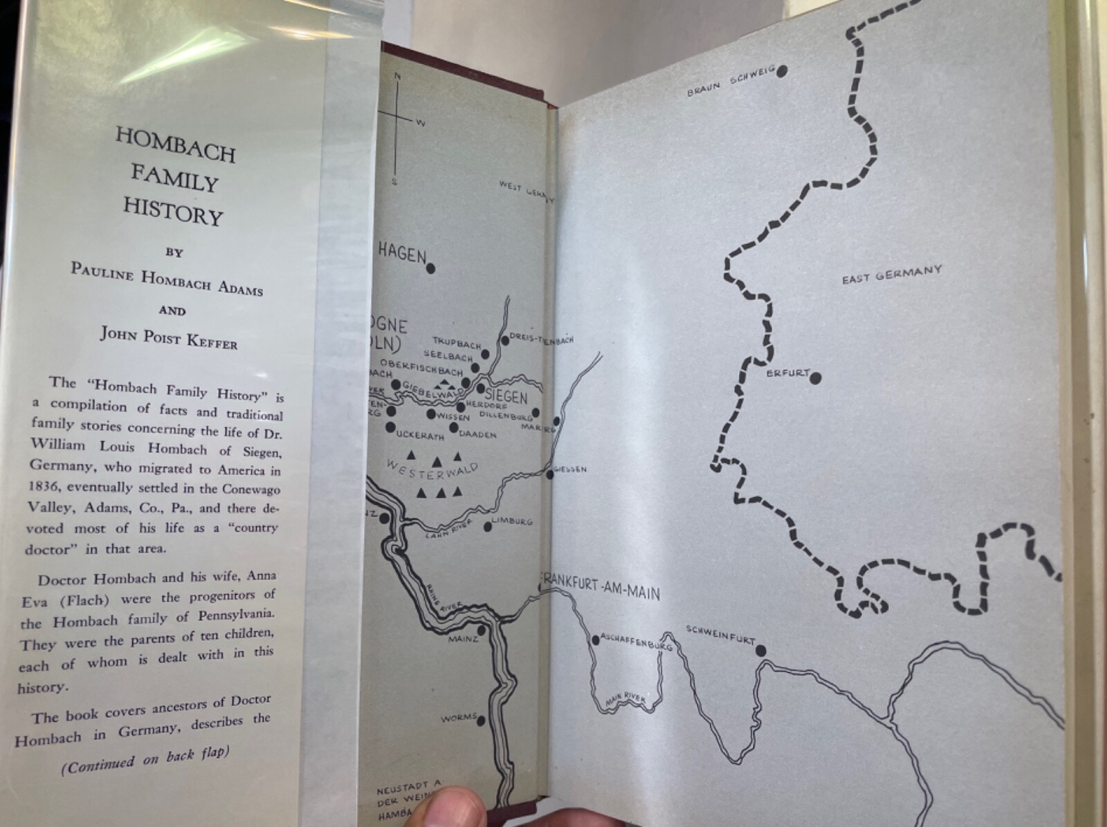 Hombach Family History 1595-1968 – Pauline Hombach Adams & John Coffer 1968
