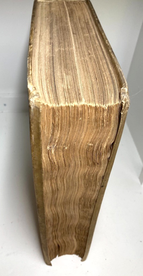 1844 BOOK OF COMMON PRAYER 1662 PICKERING FOLIO VELLUM UNOPENED LEAVES