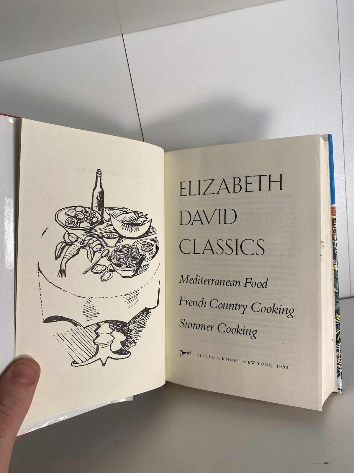 Elizabeth David Classics Cookbooks Hardcover 1980 Alfred A. Knopf