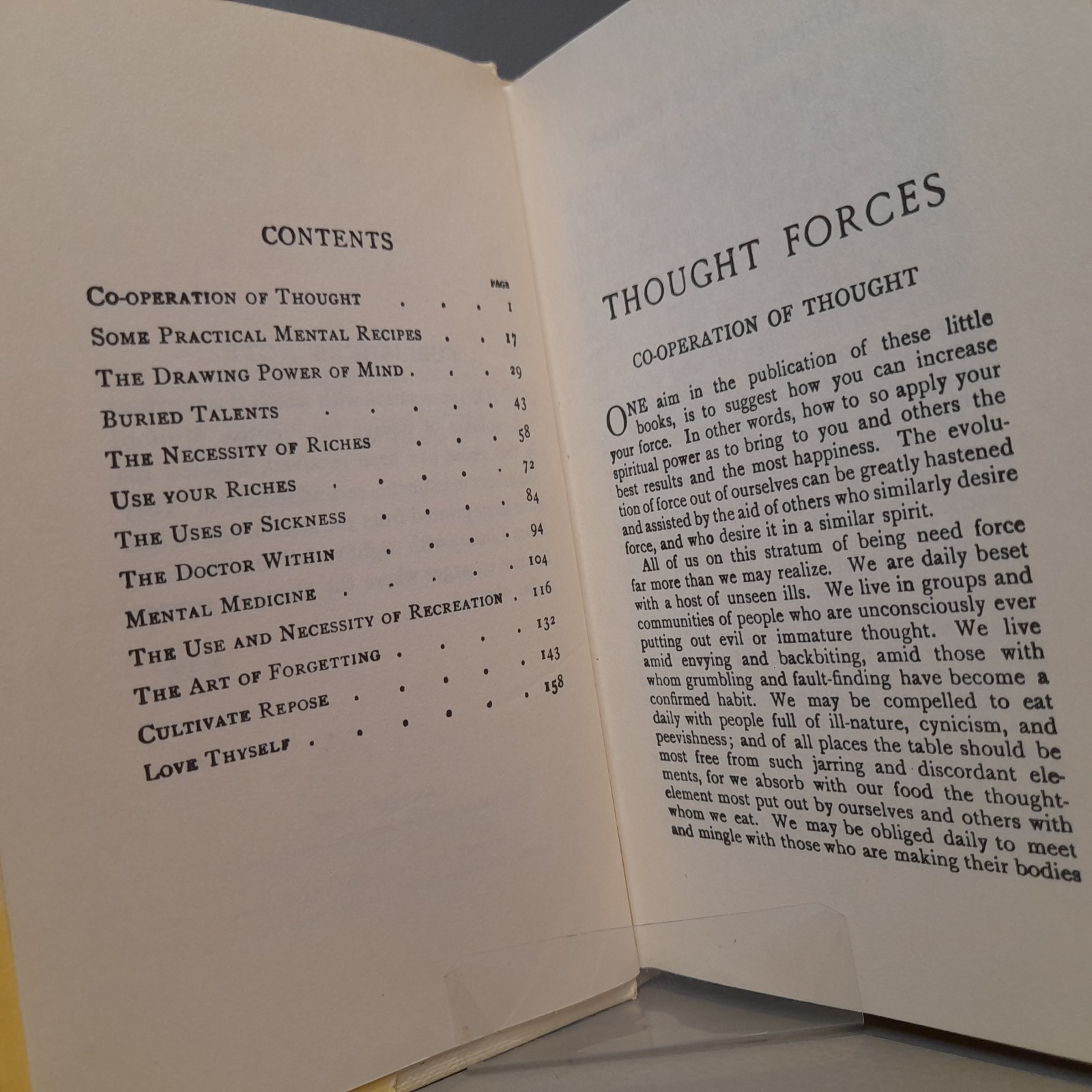 THOUGHT FORCES Prentice Mulford Rare Vintage Book RARE Spiritual Power