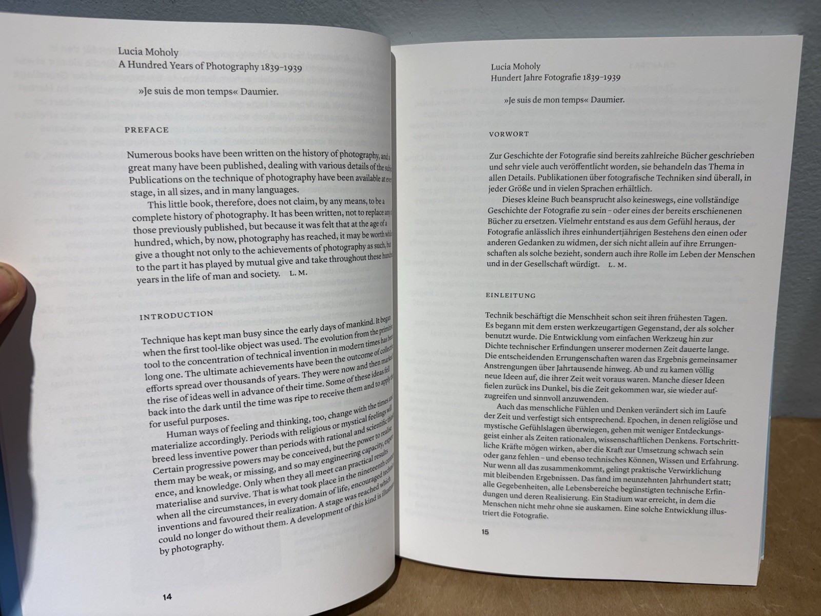 Lucia Moholy BAUHAUS Hundred Years Of Photography 1839-1939 Dual Text (Eng-Ger)
