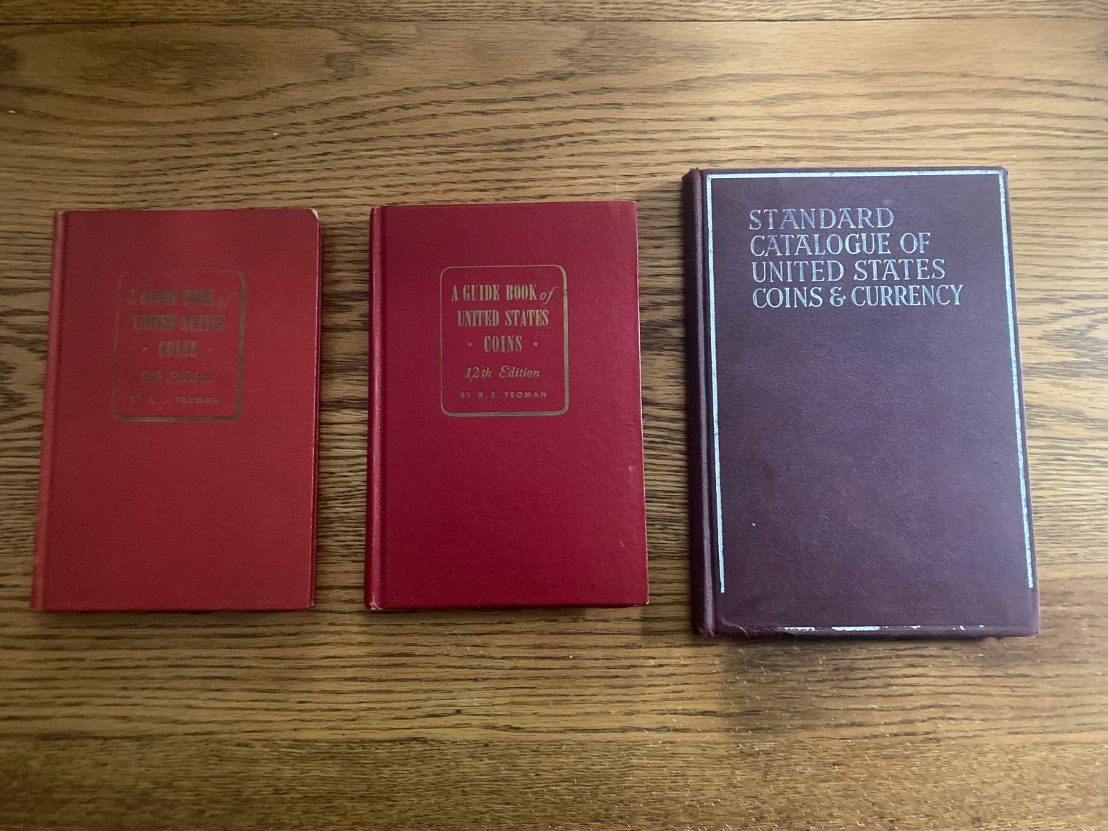 1956 & 1959 U.S. coin “red books” & 1935 catalogue of U.S. coins & currency