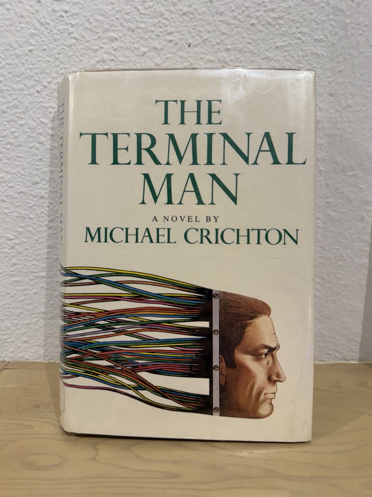 The Terminal Man Michael Crichton 1st Edition 1972 HC DJ Vintage