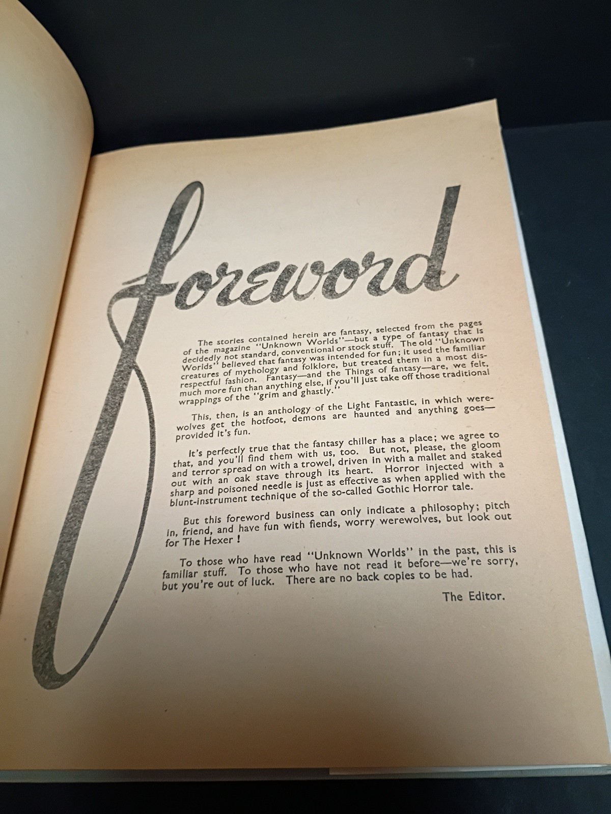 FROM UNKNOWN WORLDS-1952-BRITISH-CARTIER COVER-BLOCH-STURGEON-KUTTNER