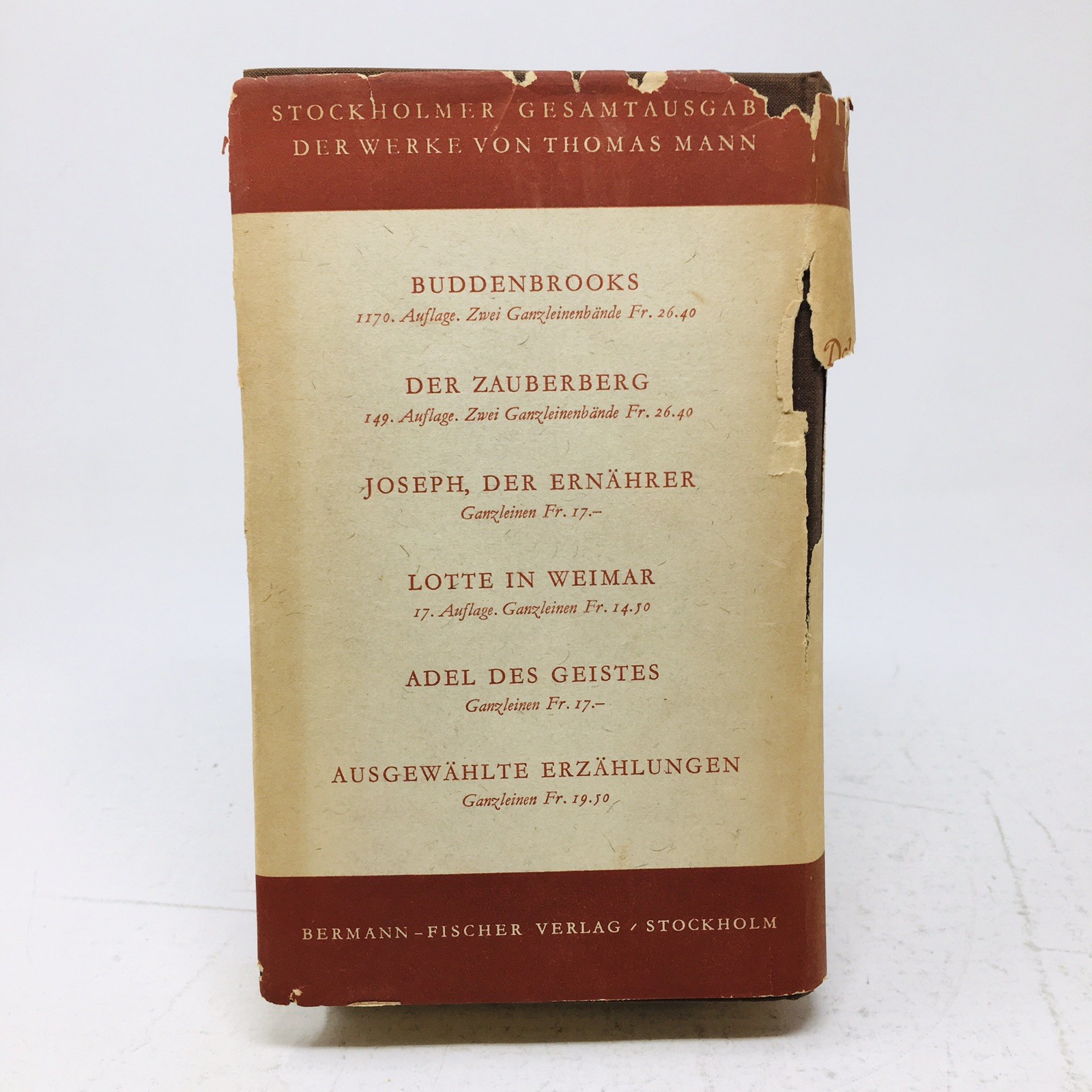 Doktor Faustus by Thomas Mann Early Edition 1947