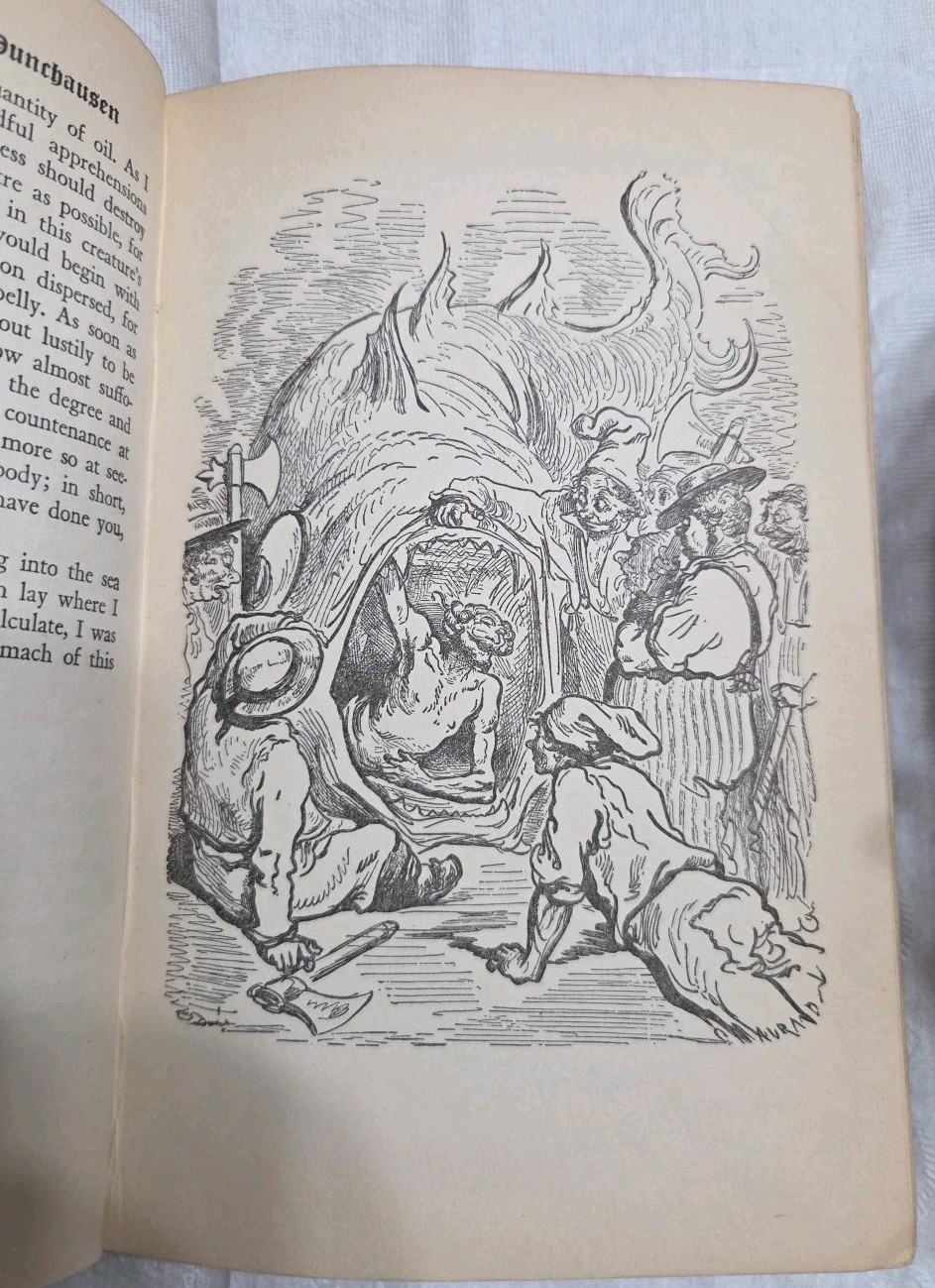 The Adventures of Baron Munchausen – Gustave Doré Illustrated – Antique HC