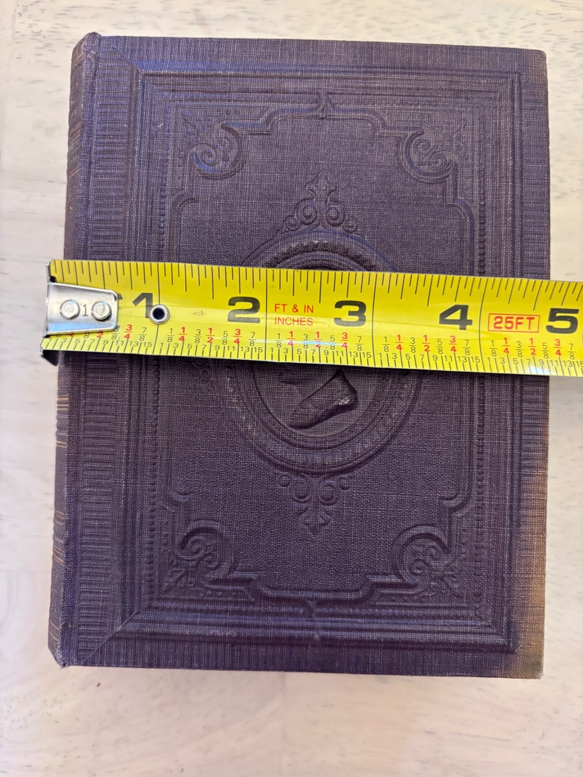 Antique German Book Ottilie Wildermuth Werke 1862 Victorian Embossed Cameo HC