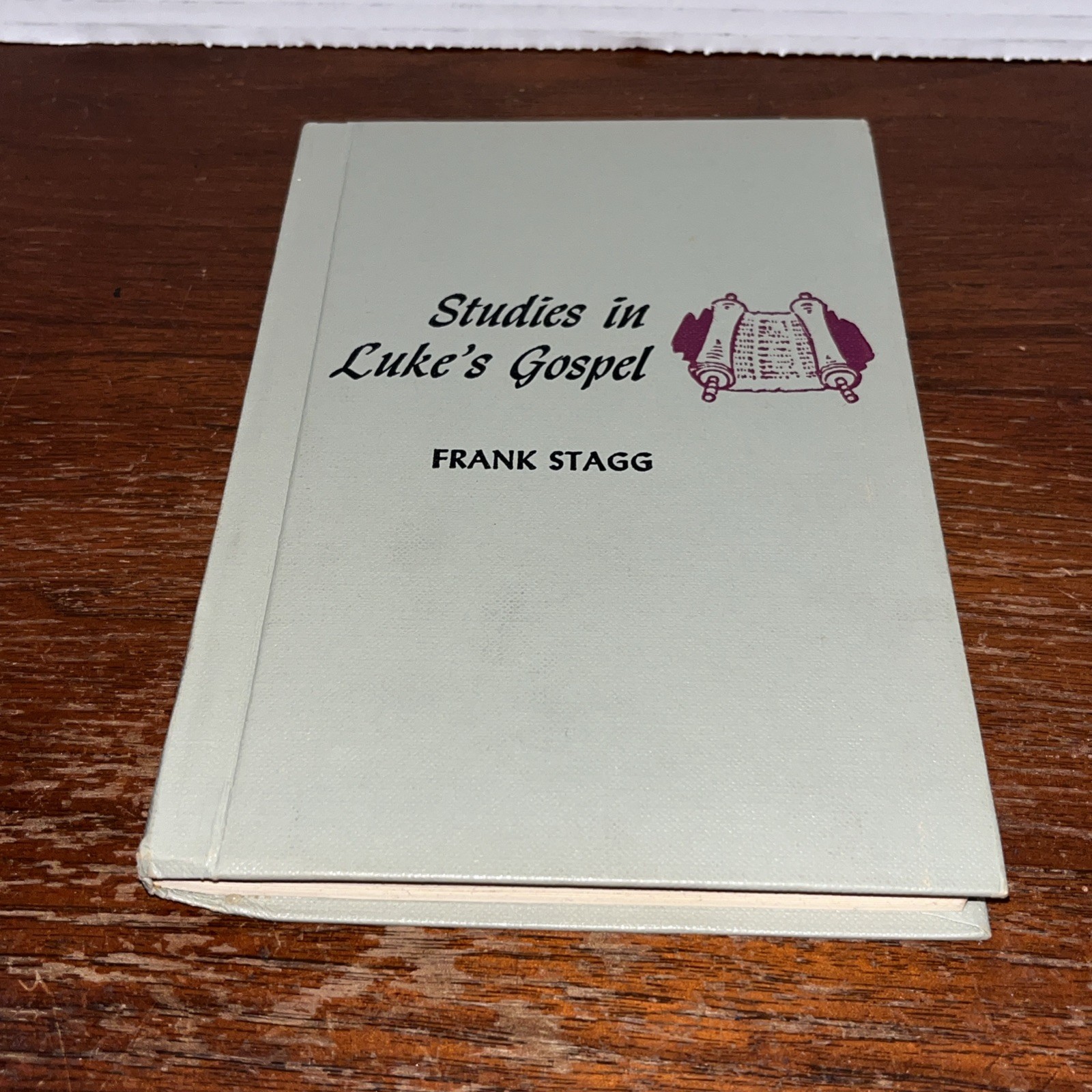 Luke’s Gospel Home Bible Study by Frank Stagg 1967 Convention Press HB Book