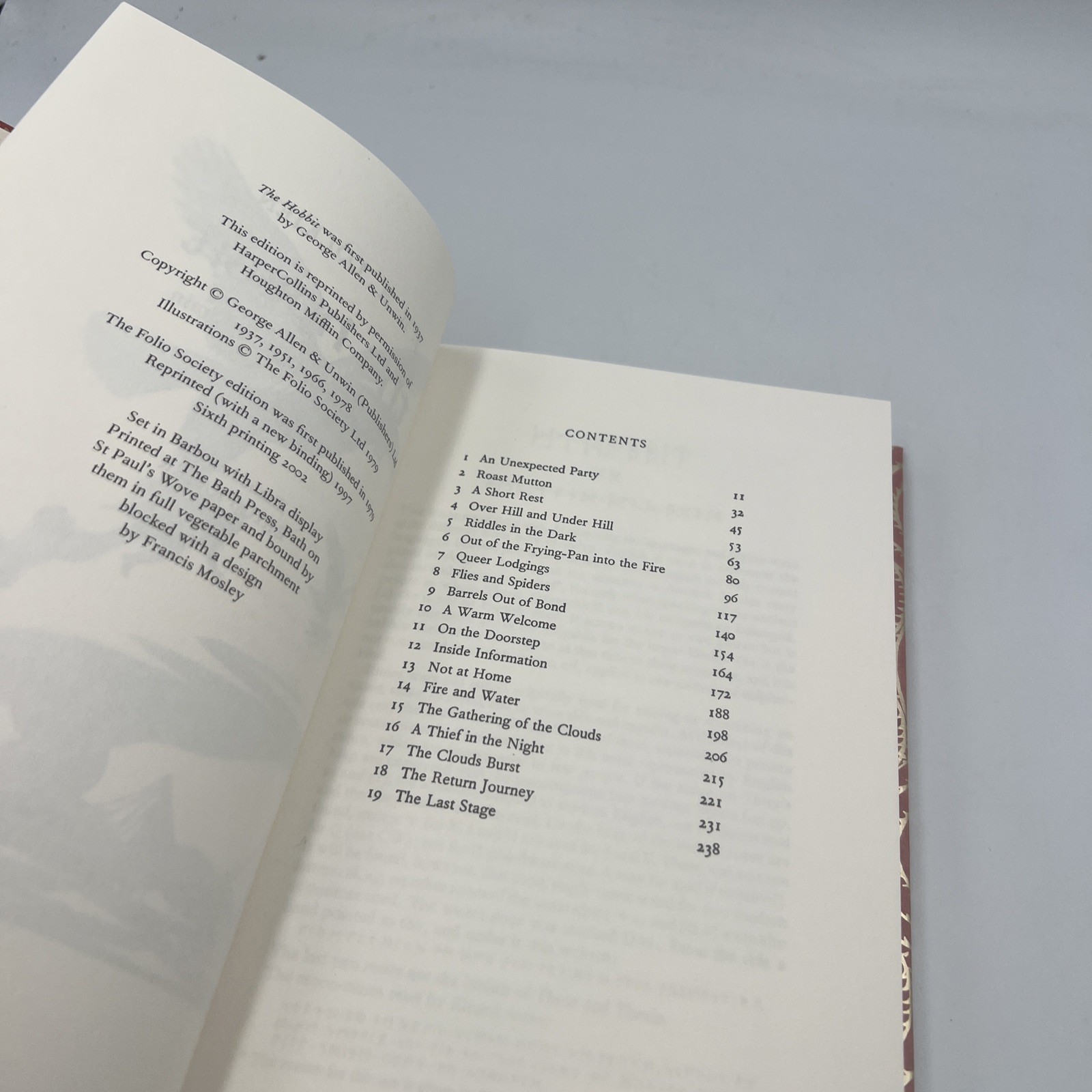 J.R.R. Tolkien The Hobbit Folio Society Collector’s Edition Hardcover Slipcase