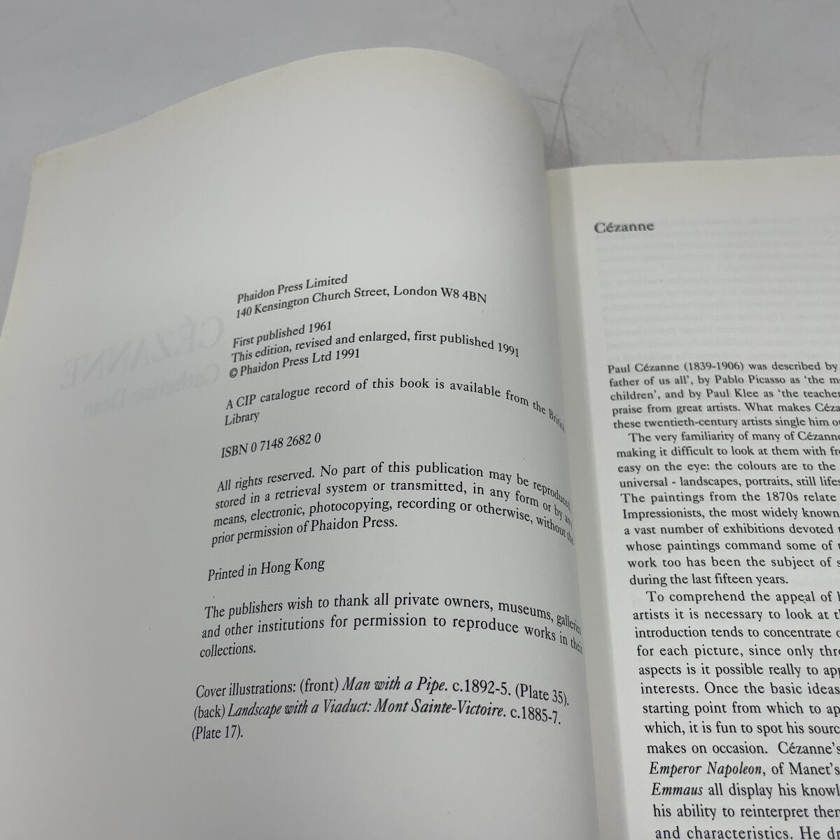 Cézanne by Catherine Dean PB First Edition Like New 1991