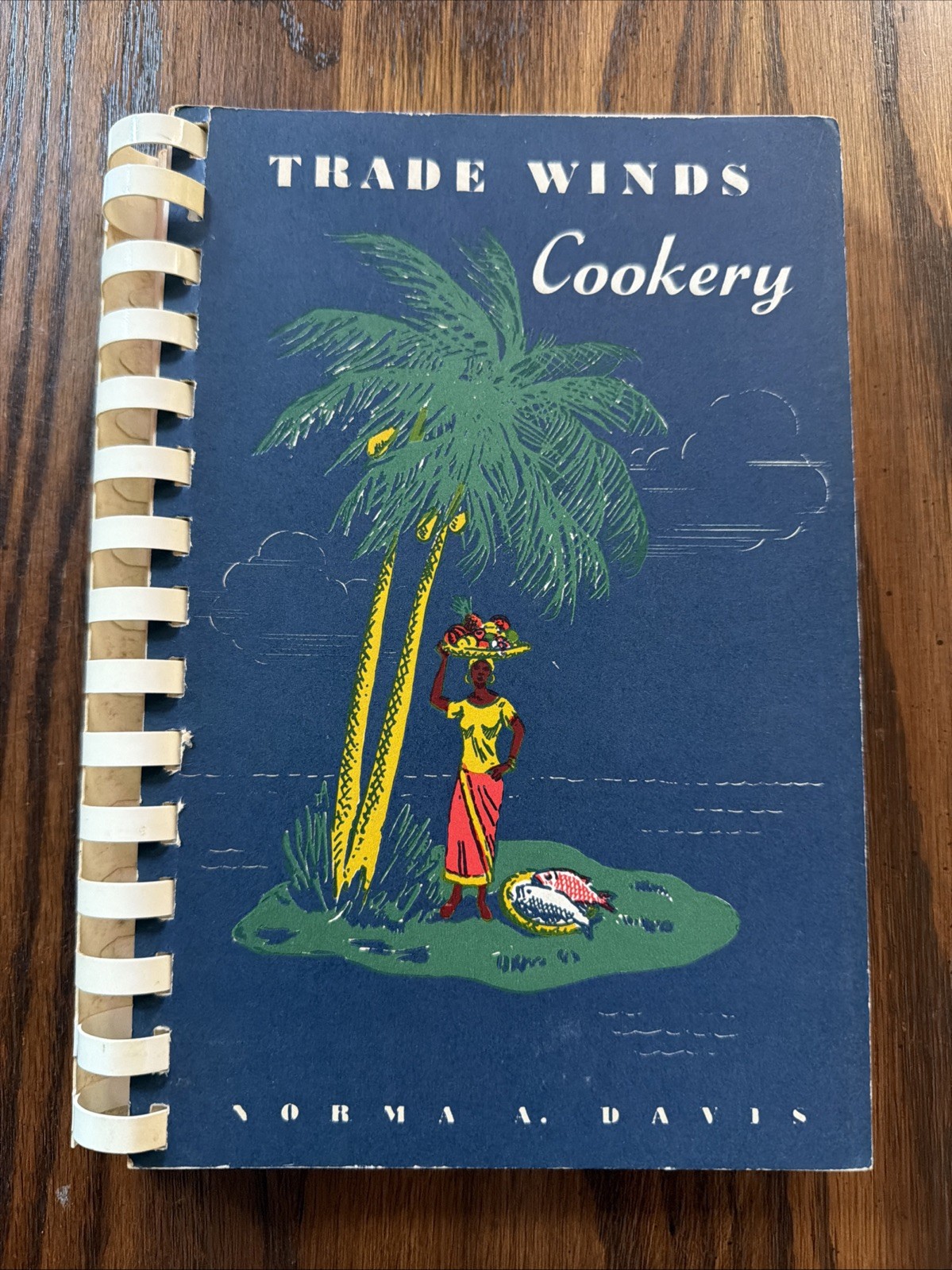 Trade Winds Cookery Norma A Davis PB Spiral Cookbook 1981 Tropical Recipes 4th