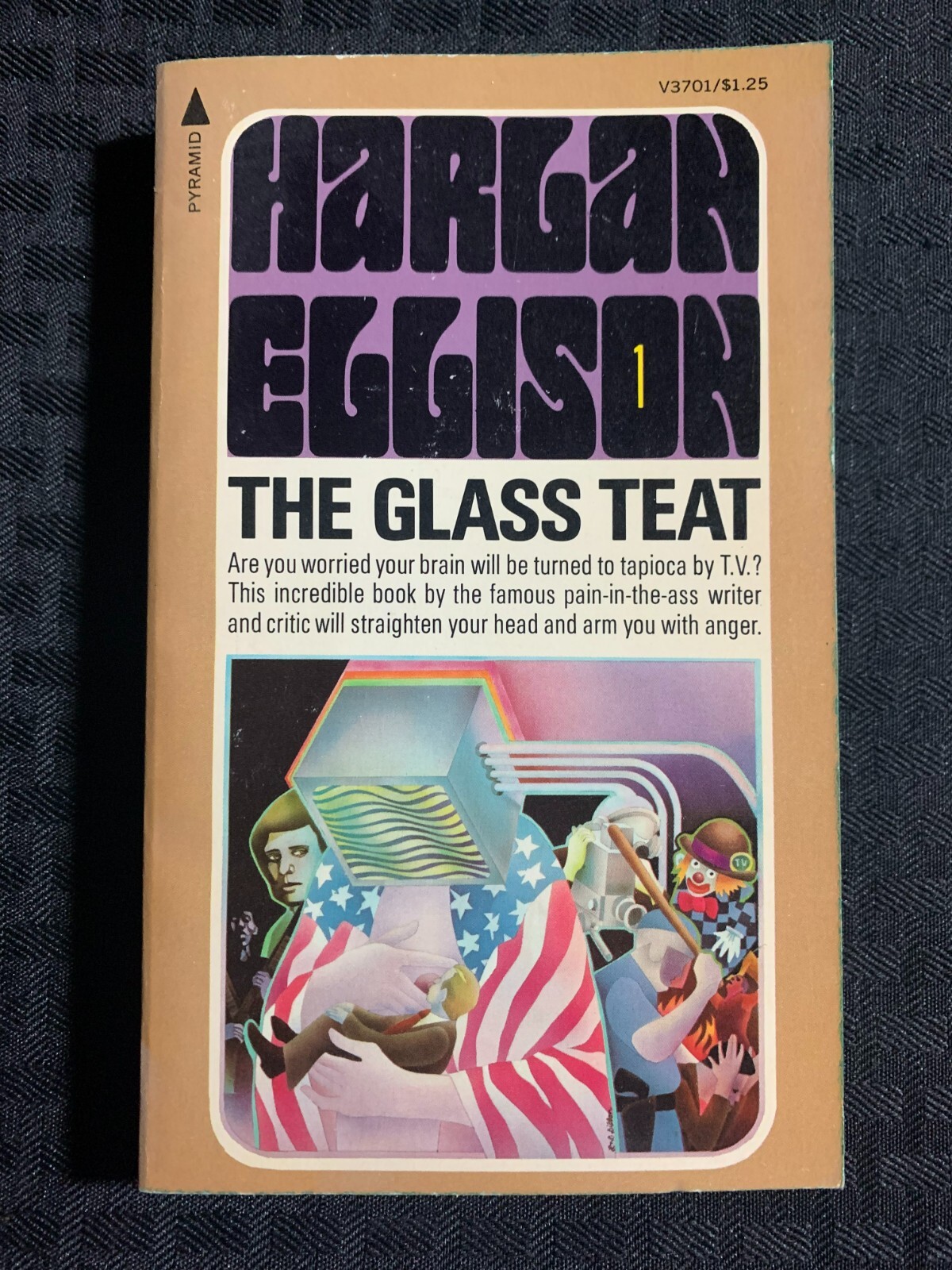 1975 THE GLASS TEAT by Harlan Ellison FN+ 6.5 Pyramid V3701 Paperback