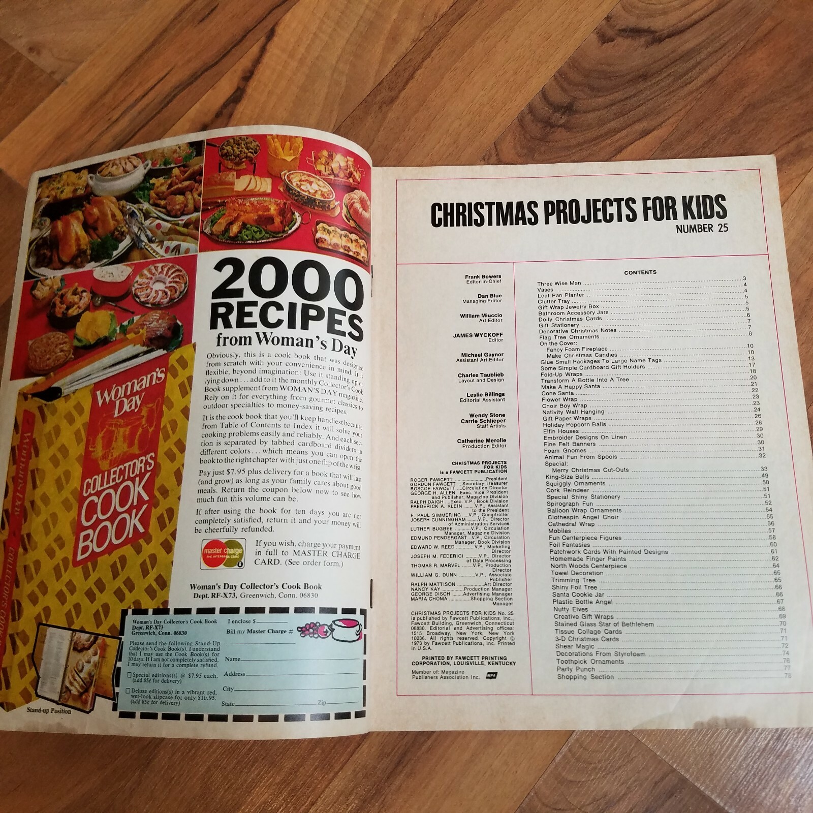 Christmas Projects Crafts for Kids No. 25 1973 Fawcett banner ornaments LQ