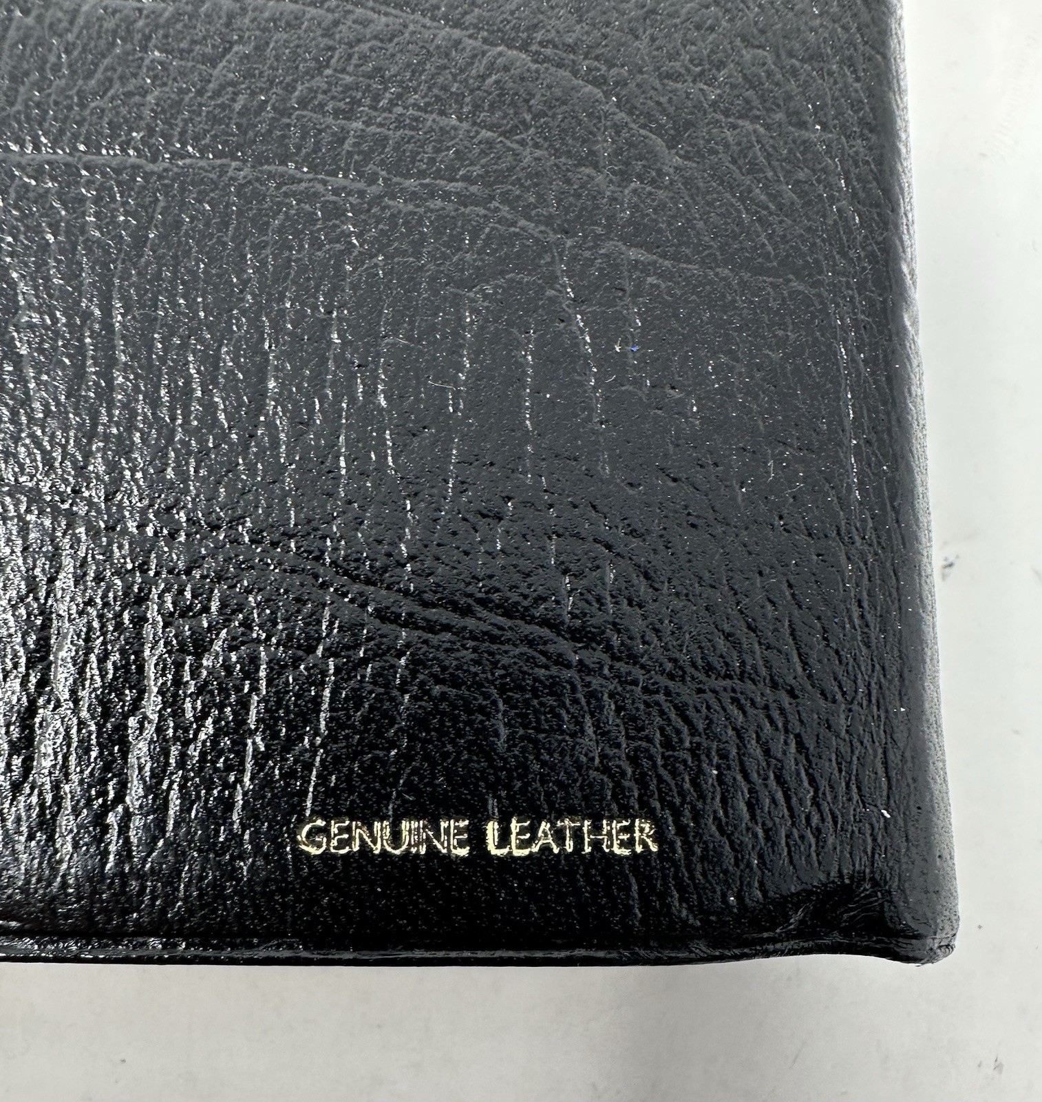 Holy Bible KJV Holman Verse Reference Jewel Edition Black Genuine Leather