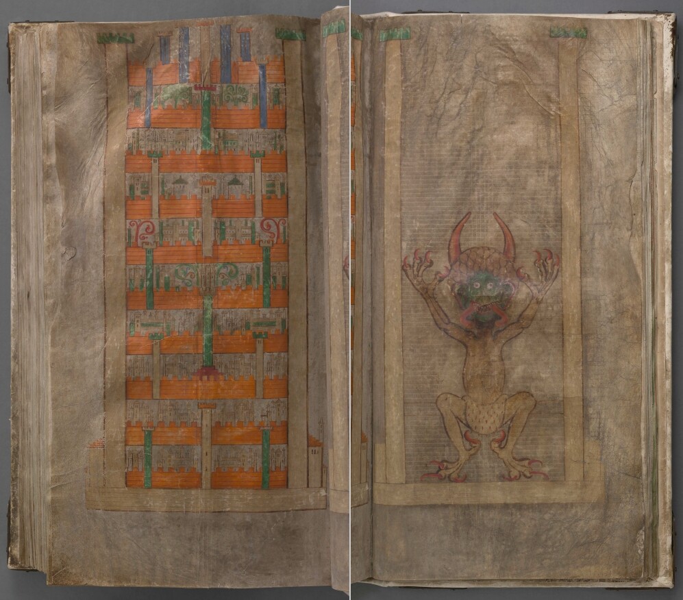 The Codex Gigas – The Devil’s Bible – Old Medieval Illuminated Manuscript DVD