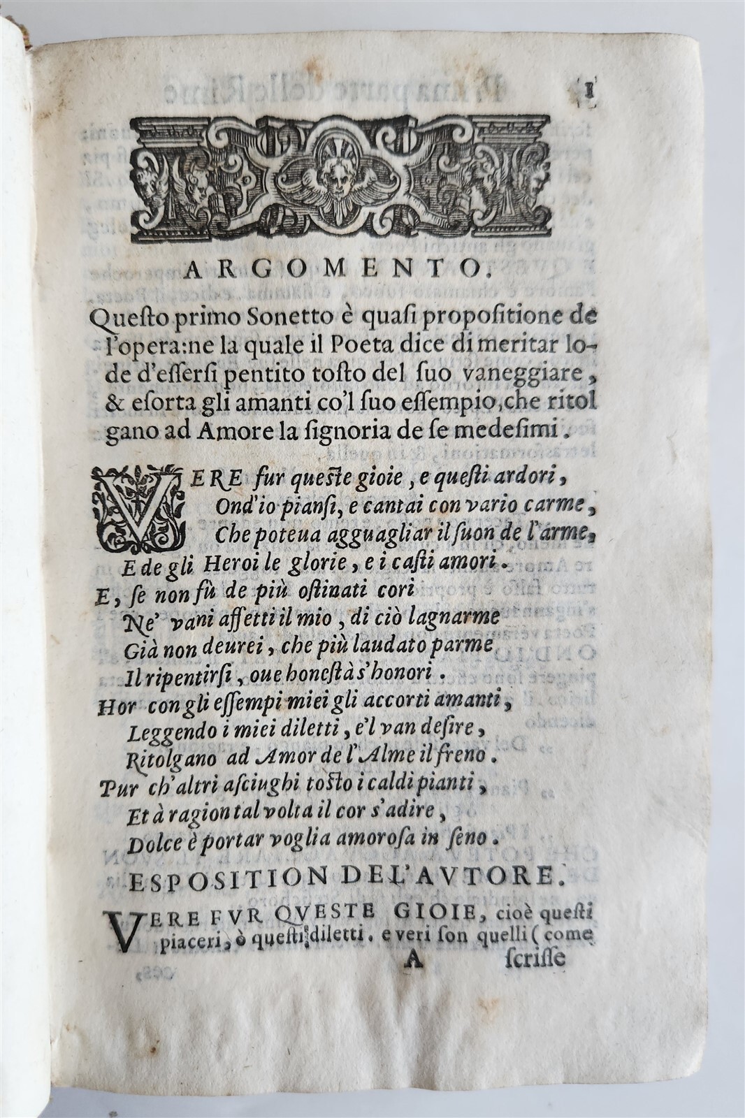 1592 POETRY by TORQUATO TASSO antique vellum bound 16th CENTURY