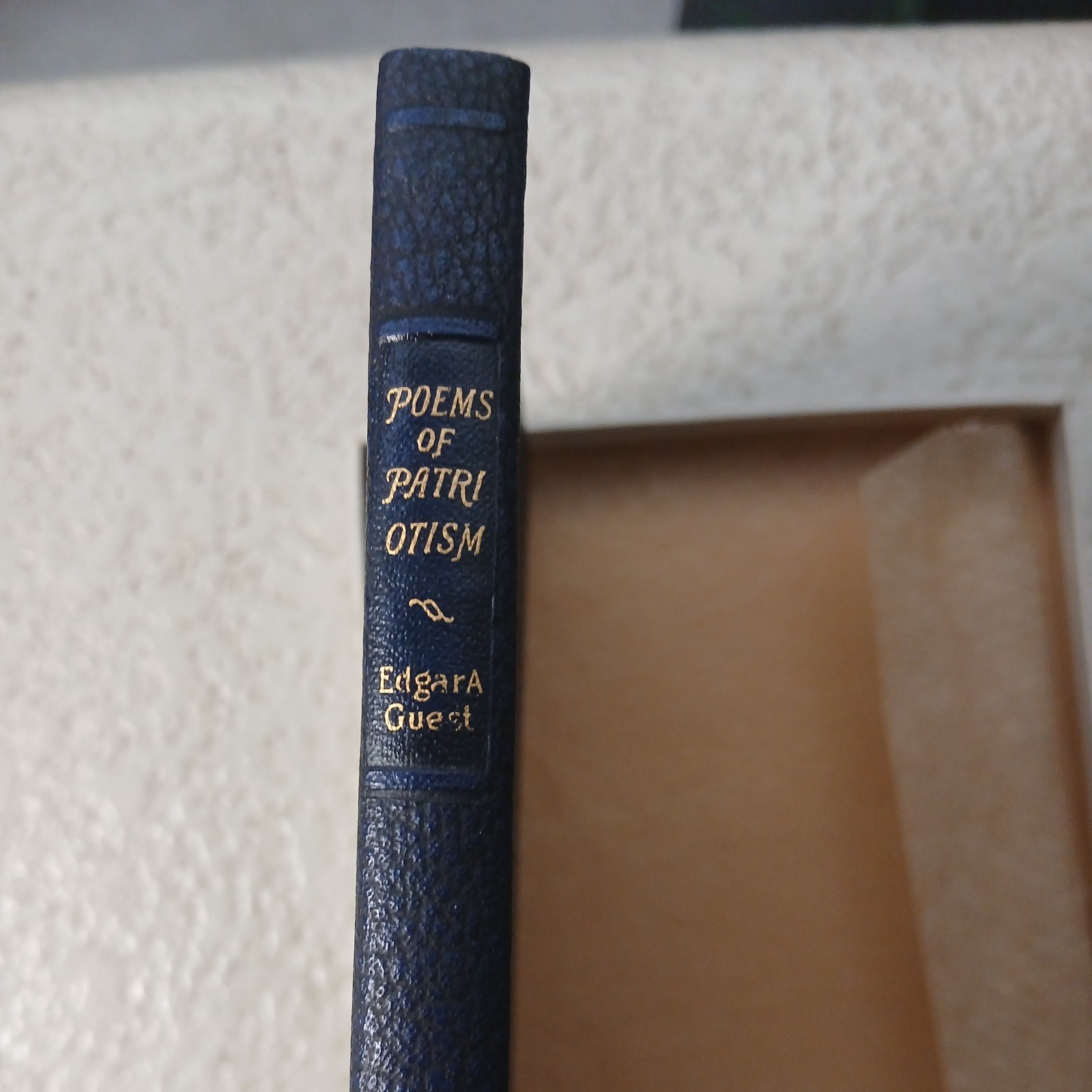 POEMS OF PATRIOTISM by Edgar A. Guest – 1922 luxury edition. Flawless in box.